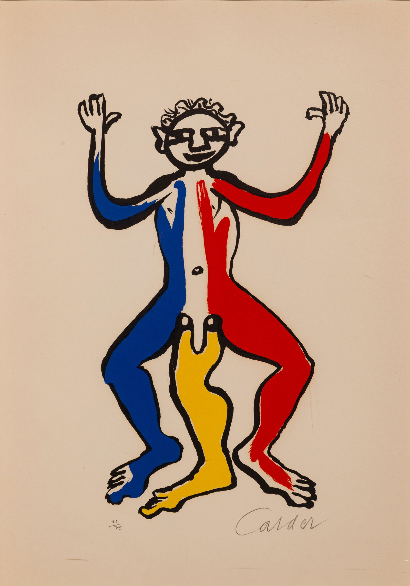 Alexander Calder (American, 1898-1976) 'Un Patriote' Lithograph (1 of 3)