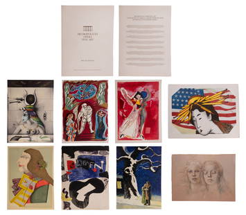 Metropolitan Opera Fine Art Partial Portfolio: Metropolitan Opera Fine Art Partial Portfolio (7) lithographs by Antonio Clave, Andre Masson, Marino Marini, Richard Lindner, Paul Wunderlich and Jamie Wyeth, all pencil signed and #X/XXV, having titl