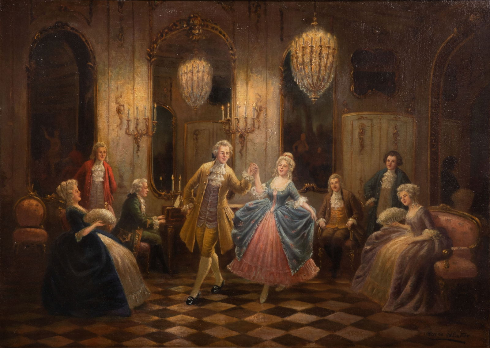 Bruno Blatter (German, b.1870) Oil on Canvas (1 of 7)