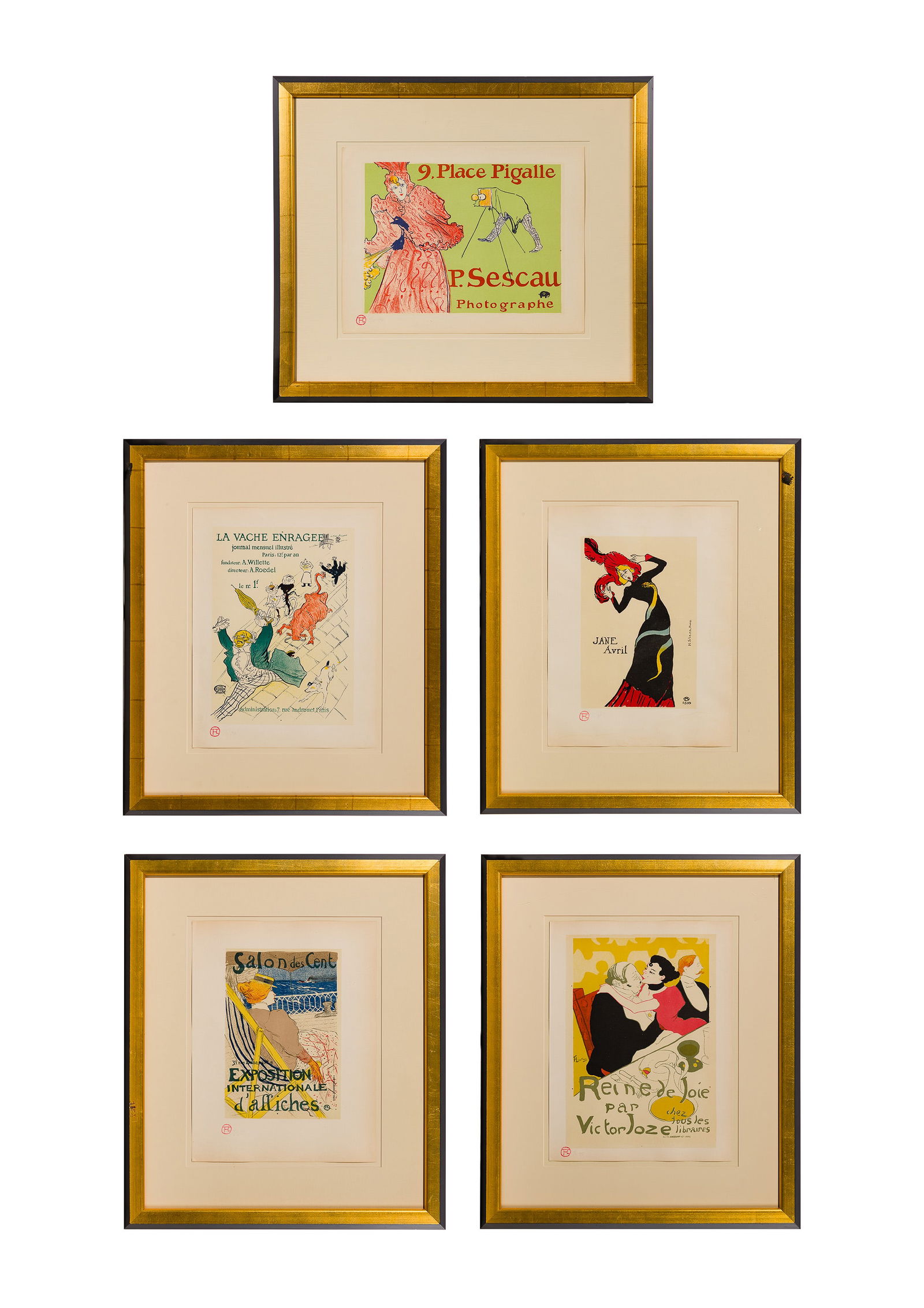 Henri de Toulouse-Lautrec (French, 1864-1901) Lithograph Collection (1 of 6)