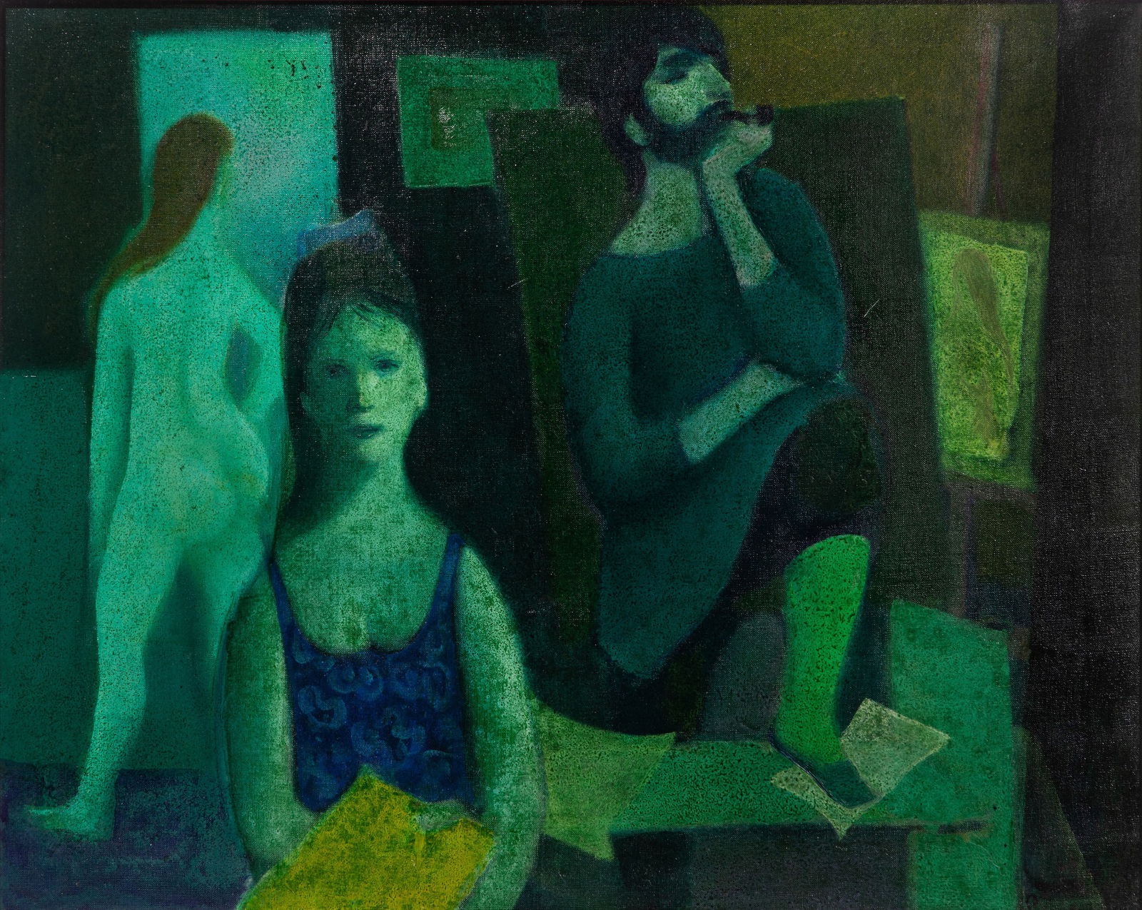 Gustav Likan (Yugoslavian, 1912-1998) Oil on Canvas (1 of 3)