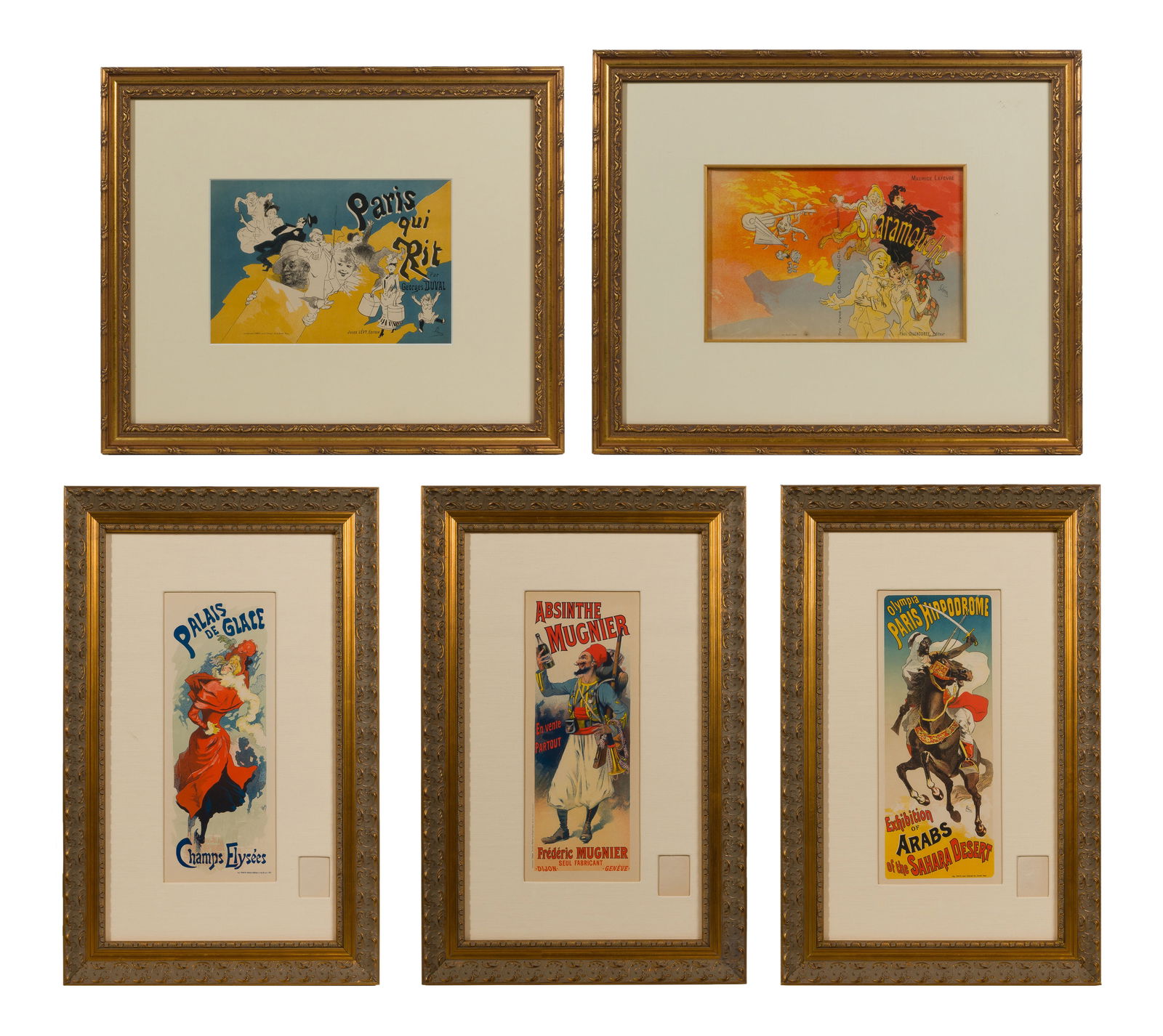 Jules Cheret (French, 1836-1932) Lithograph Assortment (1 of 1)