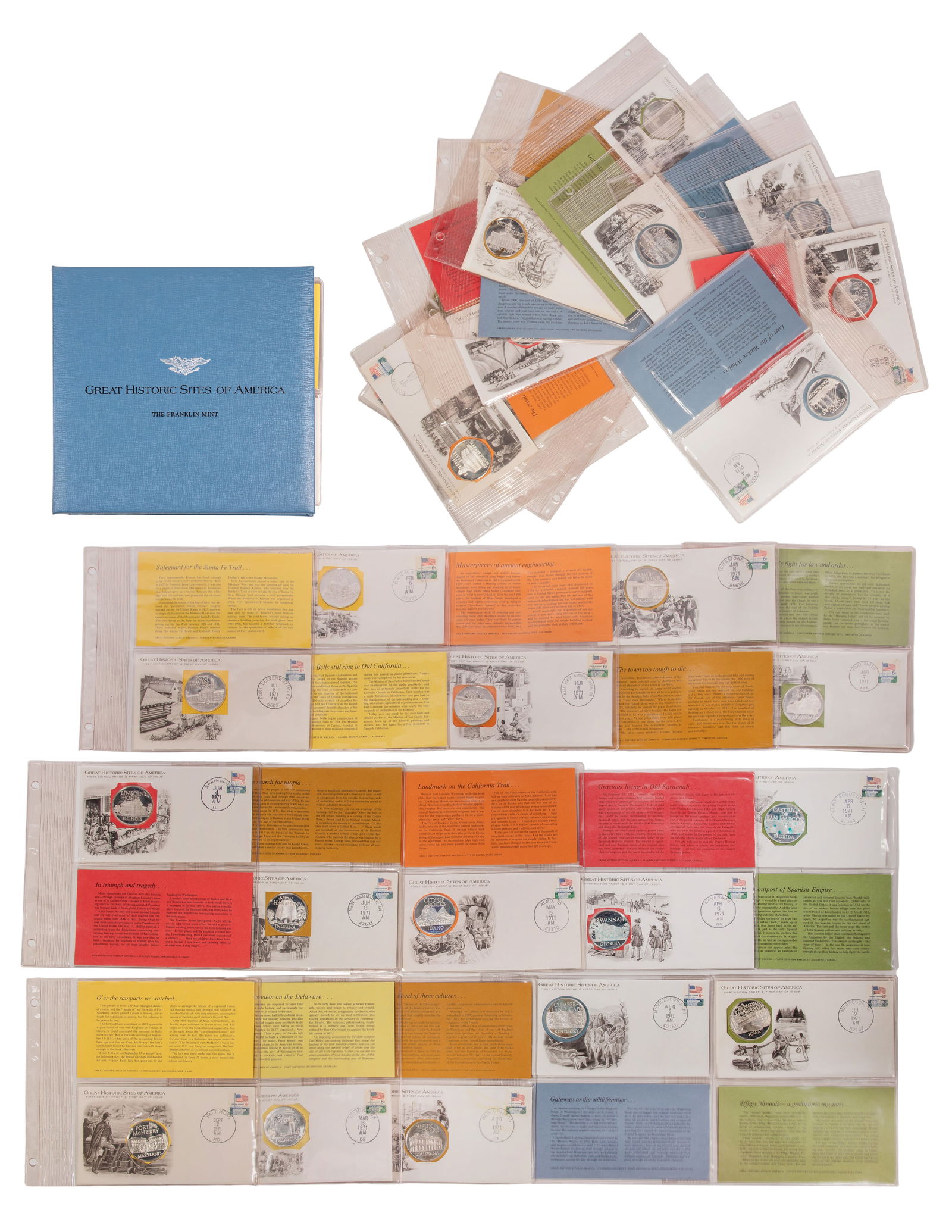 Franklin Mint Silver Proof and First Day Cover Collection (1 of 7)