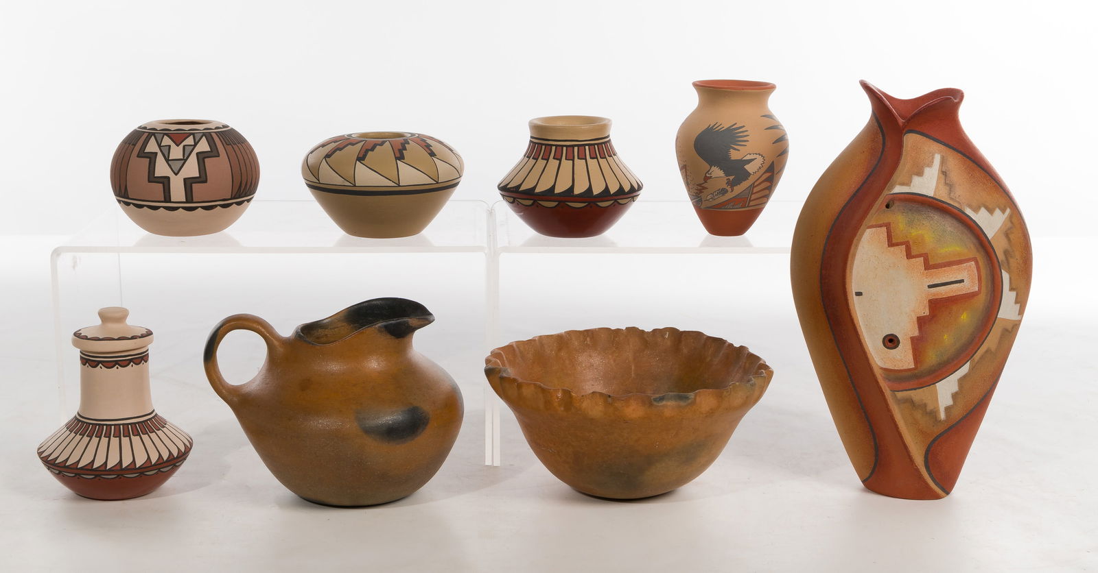 Native American Pottery Assortment (1 of 2)