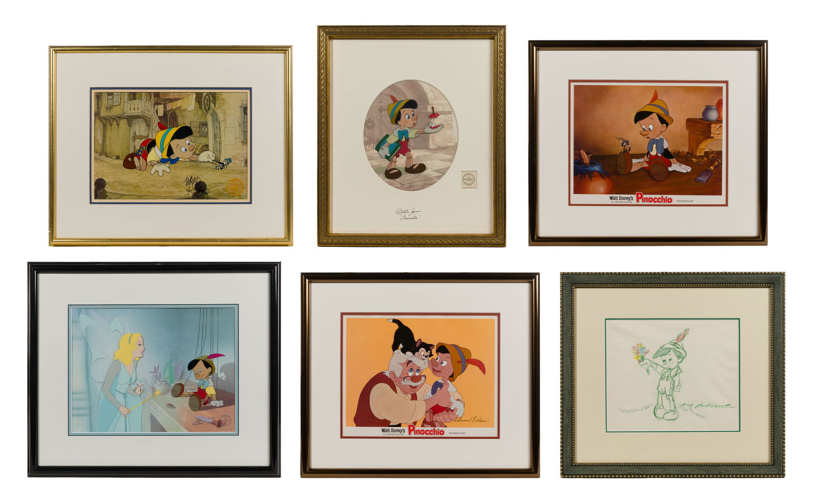 Pinocchio Animation Art and Drawing Assortment (1 of 1)