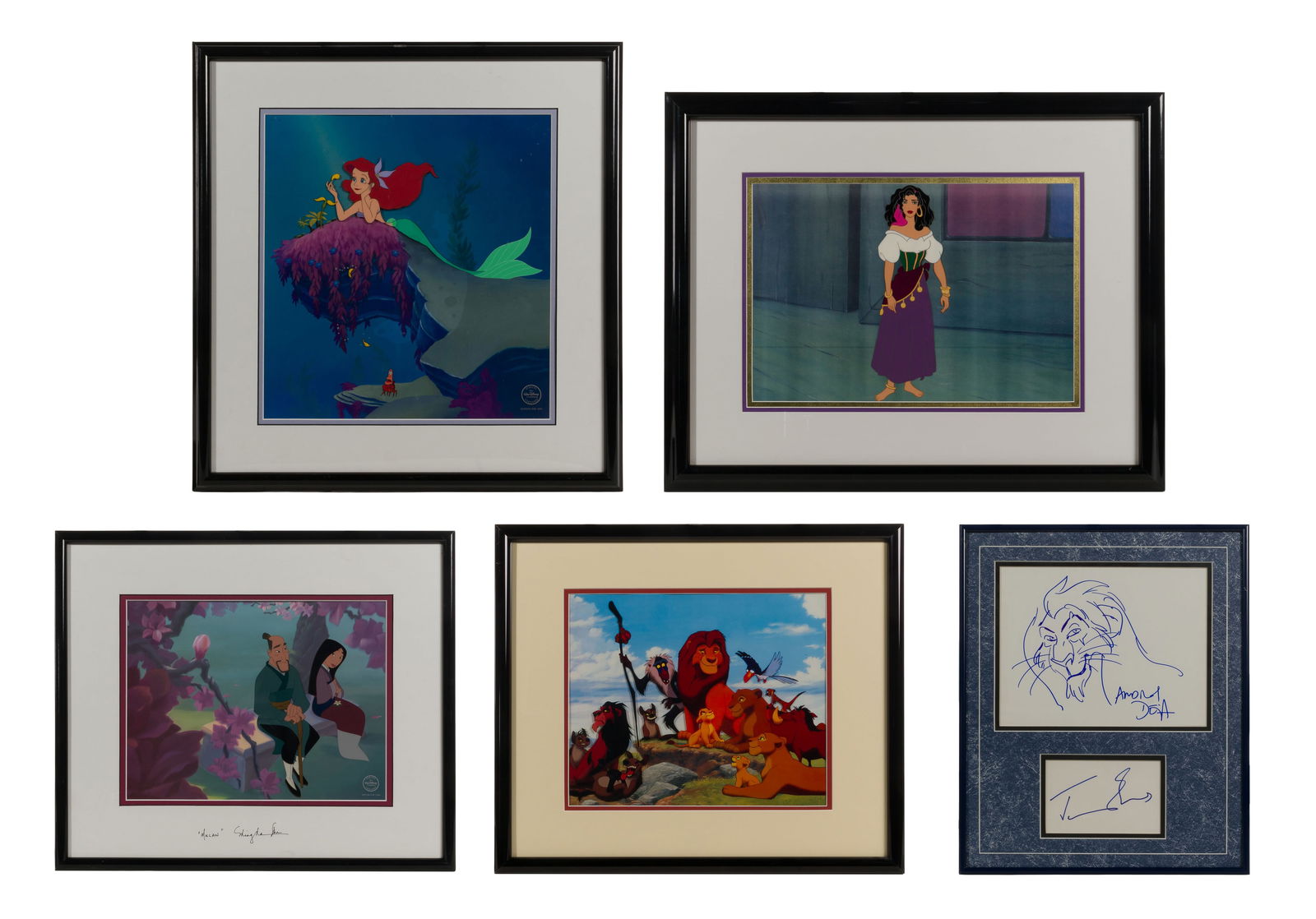 Disney Animation Art and Drawing Assortment (1 of 1)