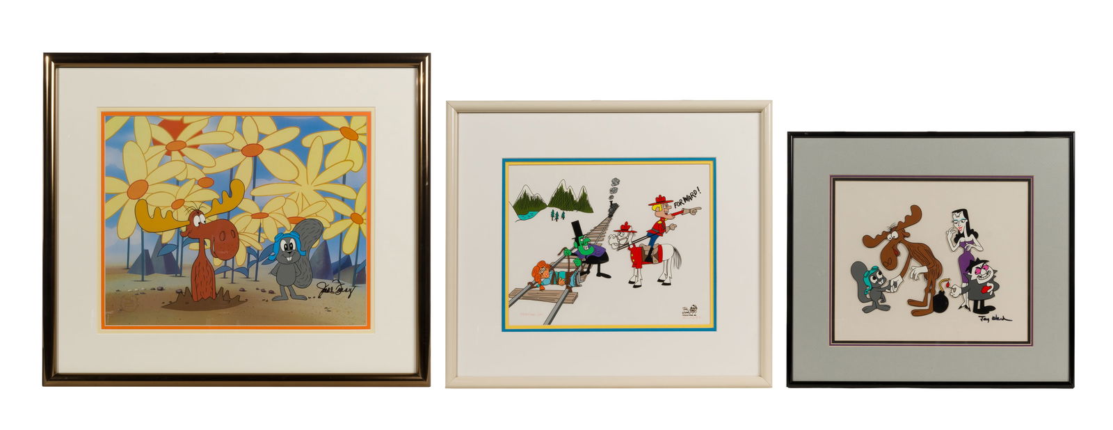 Jay Ward (American, 1920-1989) Rocky and Bullwinkle Animation Art Assortment (1 of 1)