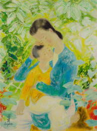 Le Pho (French / Vietnamese, 1907-2001) Oil on Canvas