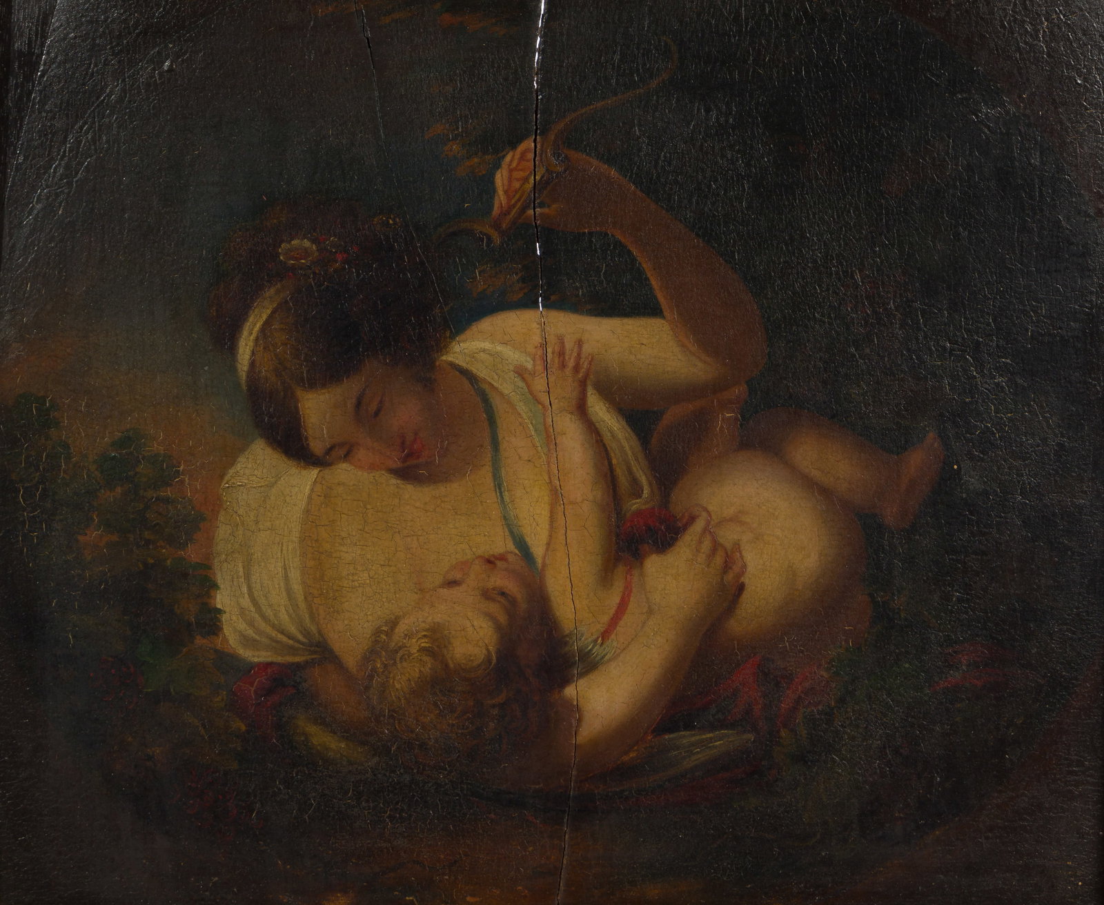 Attributed to Francesco Albani (Italian, 1578-1660) Oil on Panel (1 of 3)