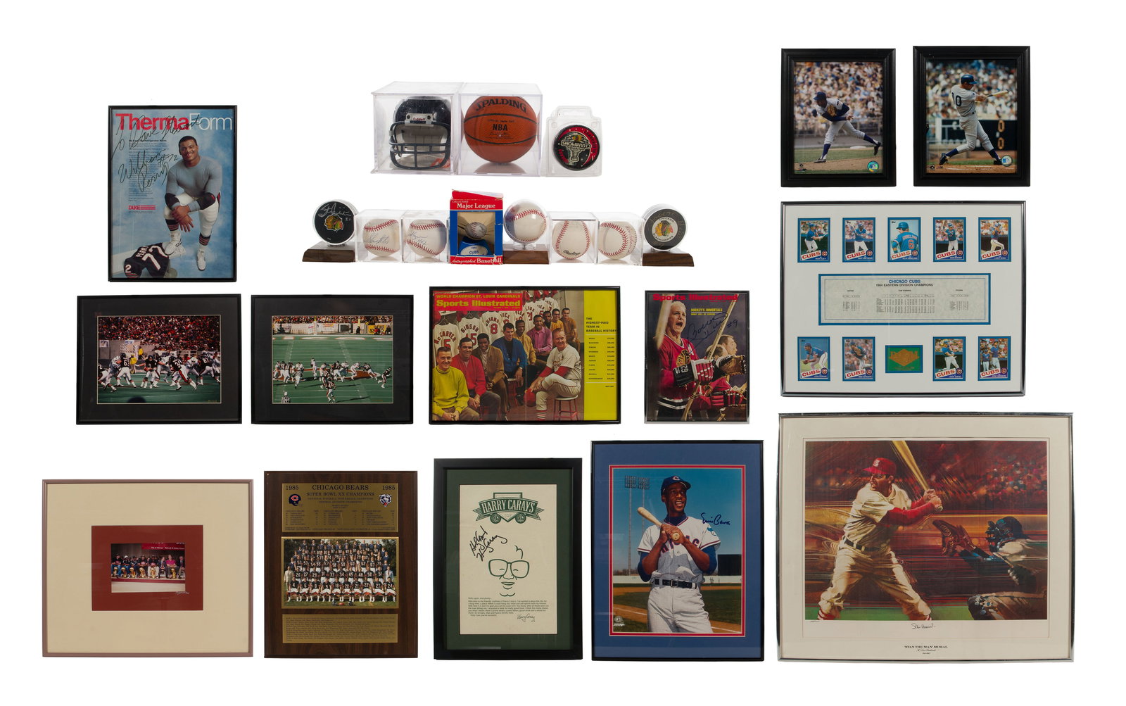 Sports Memorabilia Assortment (1 of 1)