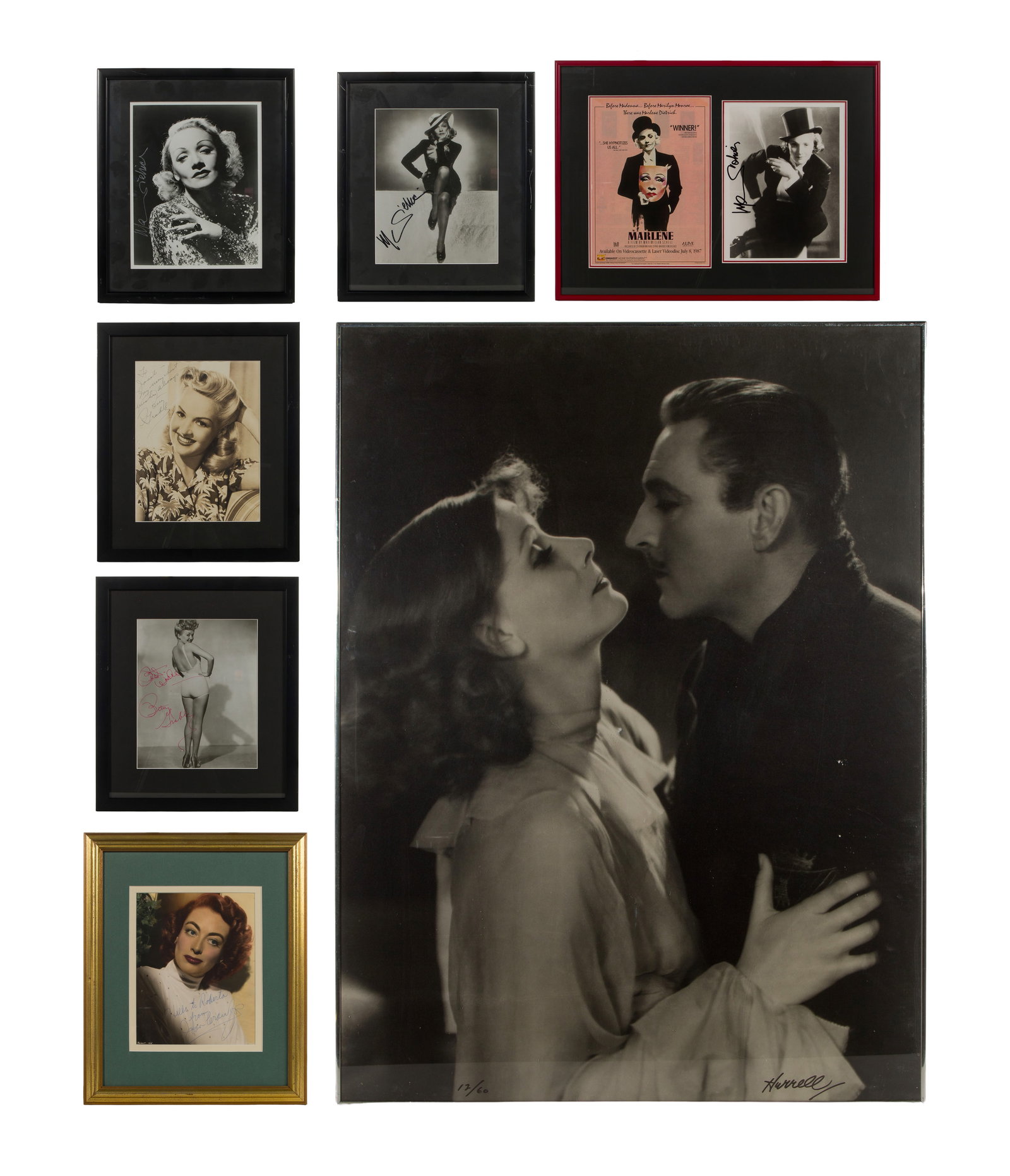 Autographed Movie Star Photograph Assortment (1 of 1)