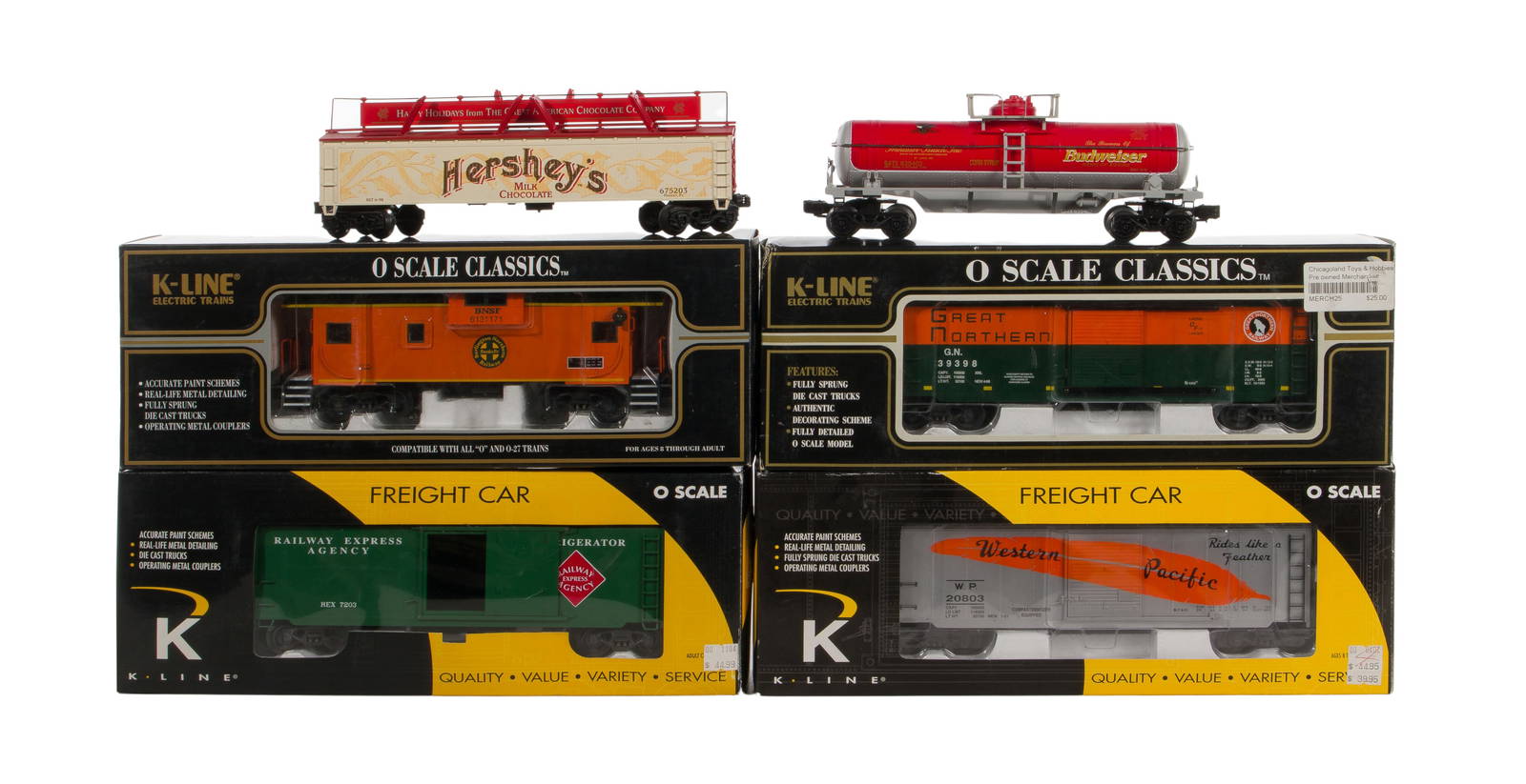 Kline Model Train O Scale Assortment Auction