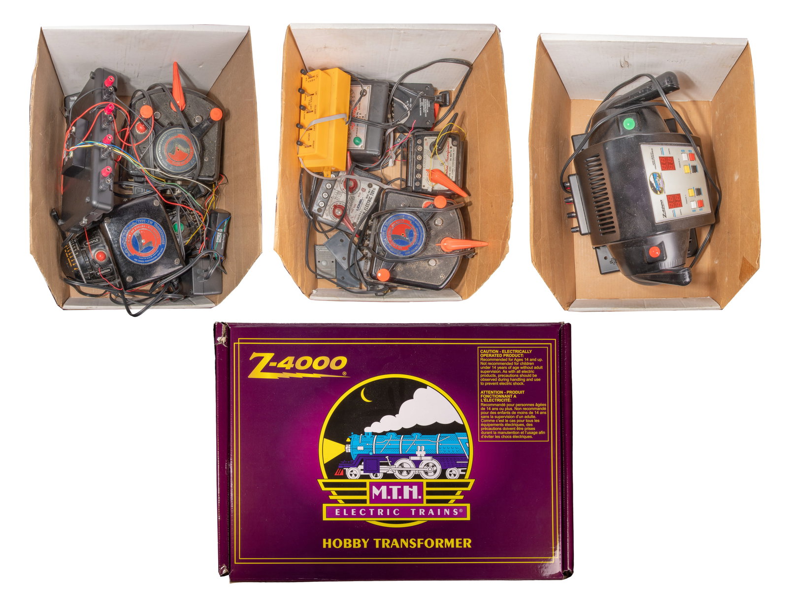 Model Train O Scale Transformer and Switch Assortment (1 of 5)