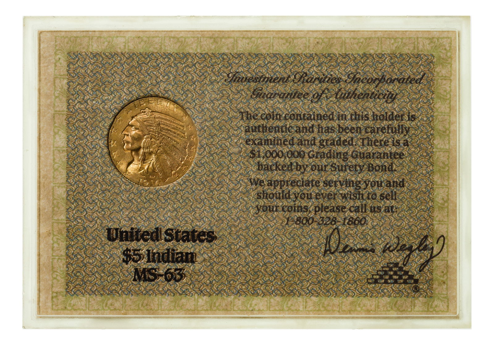 1914 $5 Gold MS-63 (1 of 2)