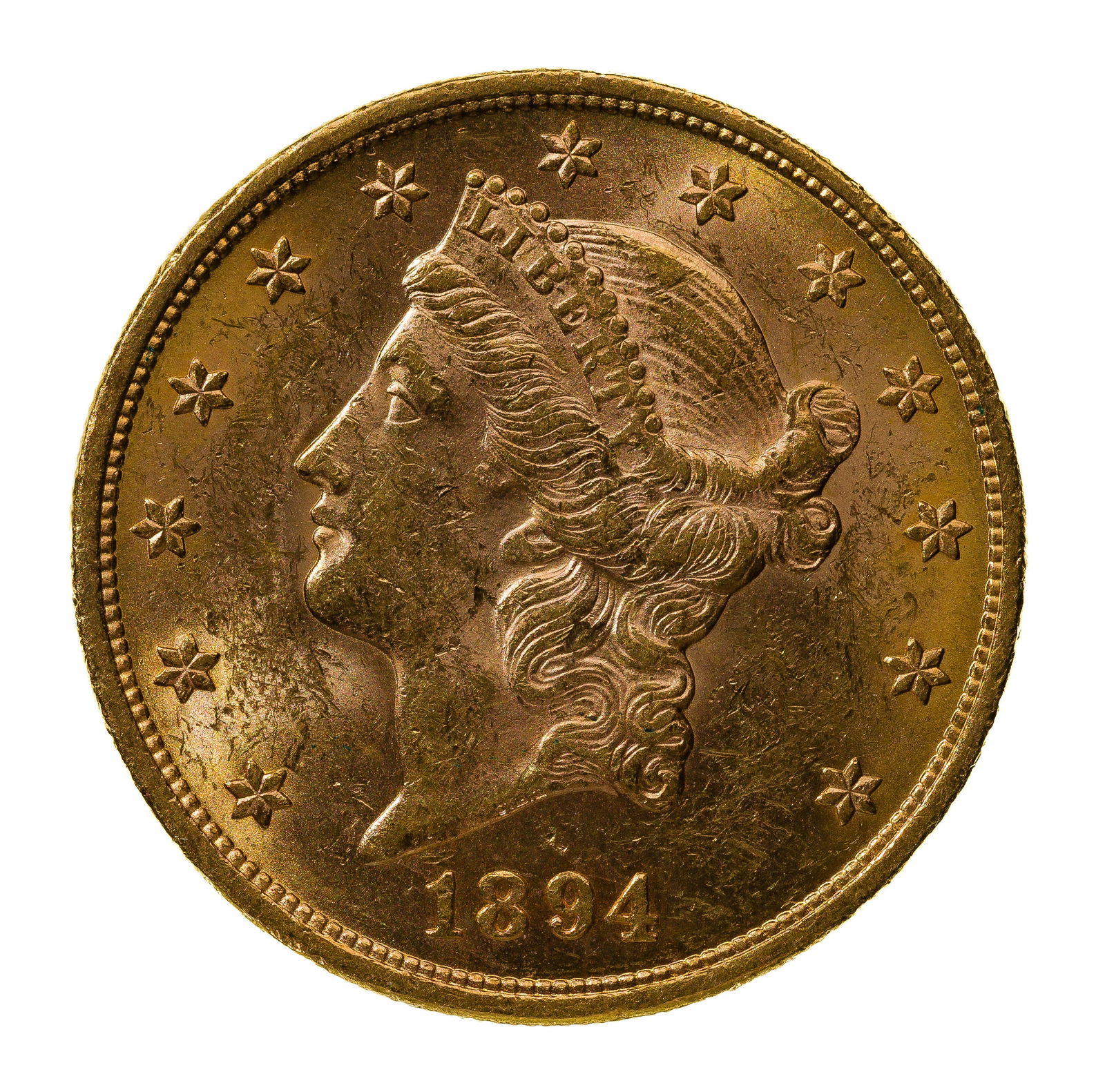 1894 $20 Gold Unc. (1 of 2)