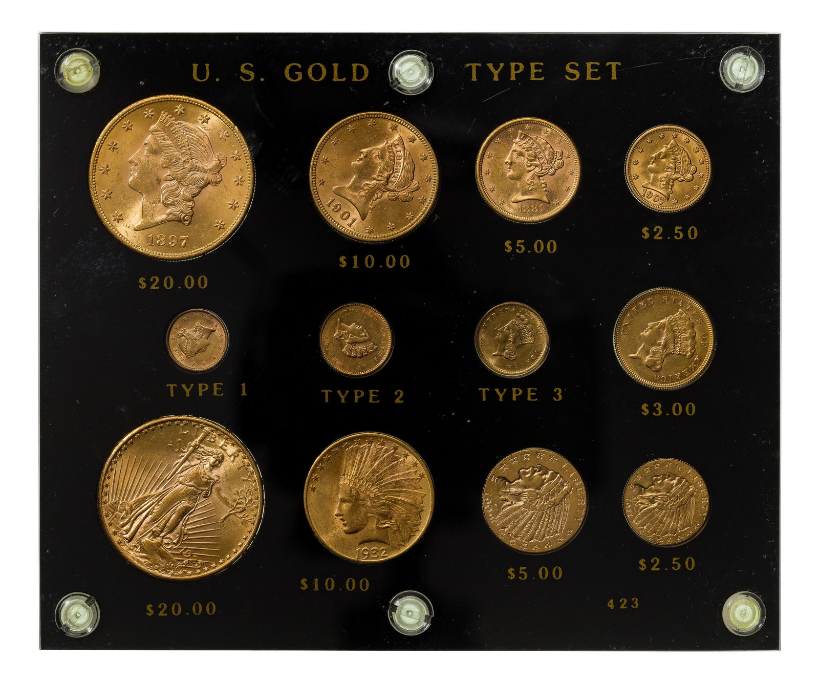 US Gold Type Set Unc. (1 of 2)