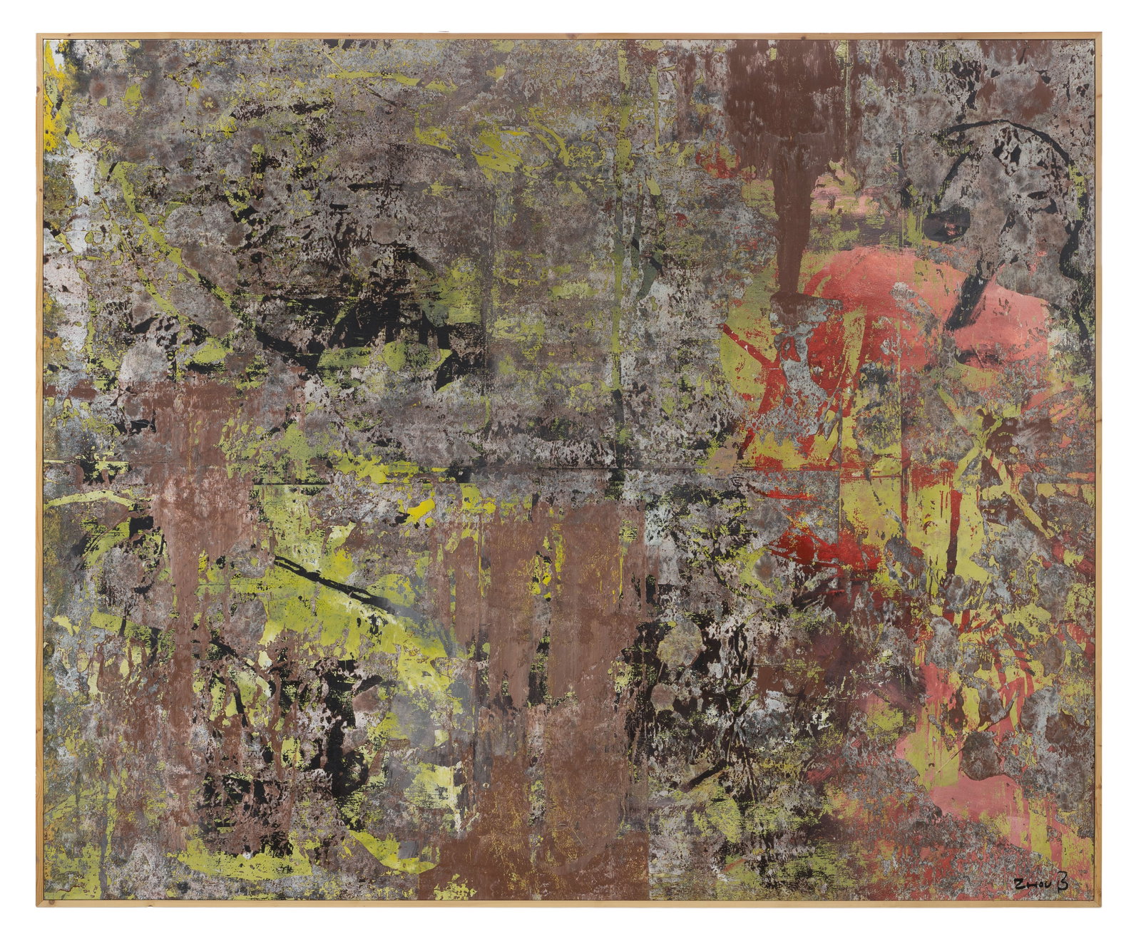 Zhou Brothers (Chinese / American, b.1952 and 1957) Mixed Media on Canvas (1 of 3)