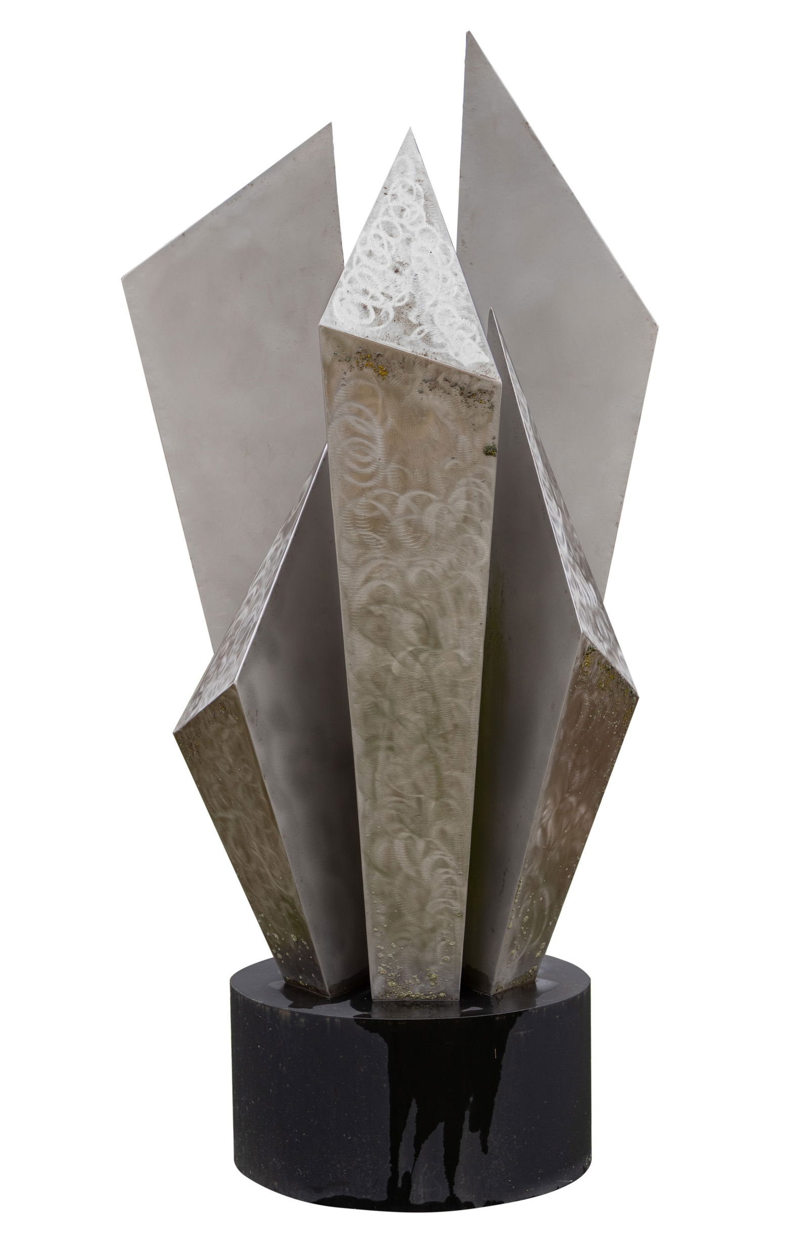 Kenneth Nelson (American, 1932-2022) 'Trapezoid and Triangles' Metal Sculpture (1 of 4)