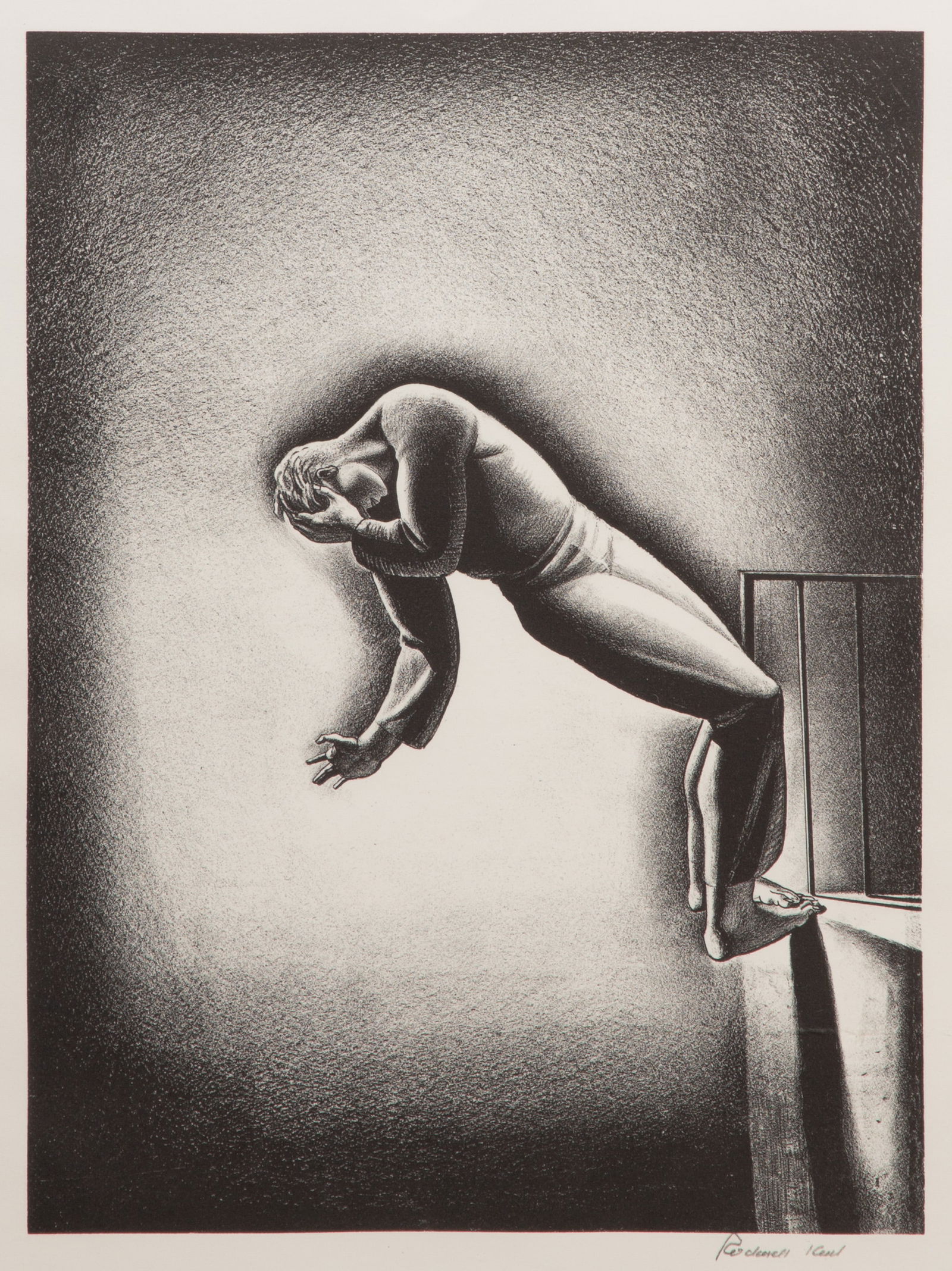 Rockwell Kent (American 1882-1971) 'Nightmare' Lithograph (1 of 5)