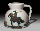 Pablo Picasso (Spanish, 1881-1973) 'Taureau et Picador' Earthenware Pitcher