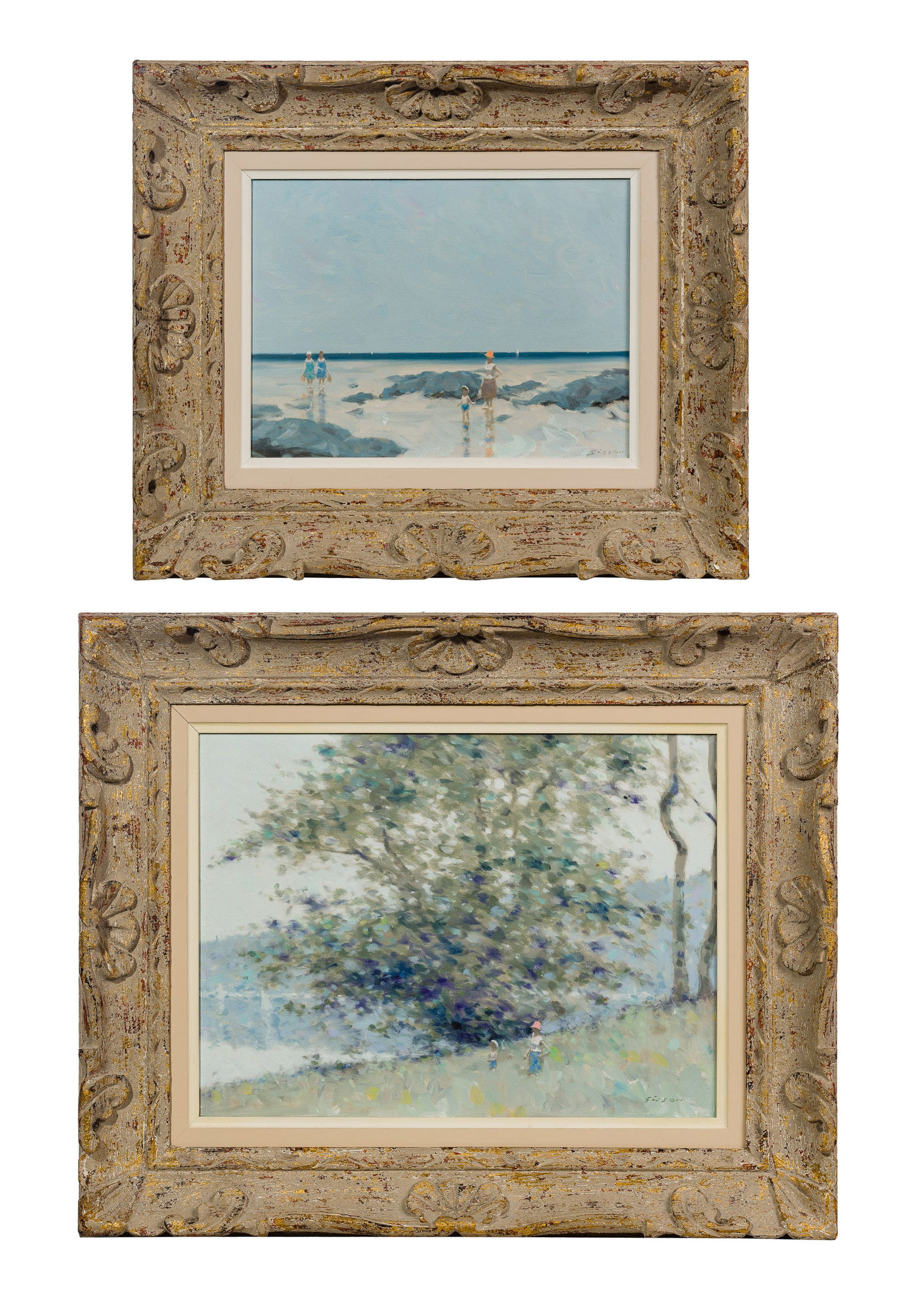 Andre Gisson (American, 1921-2003) Oils on Canvas (1 of 6)