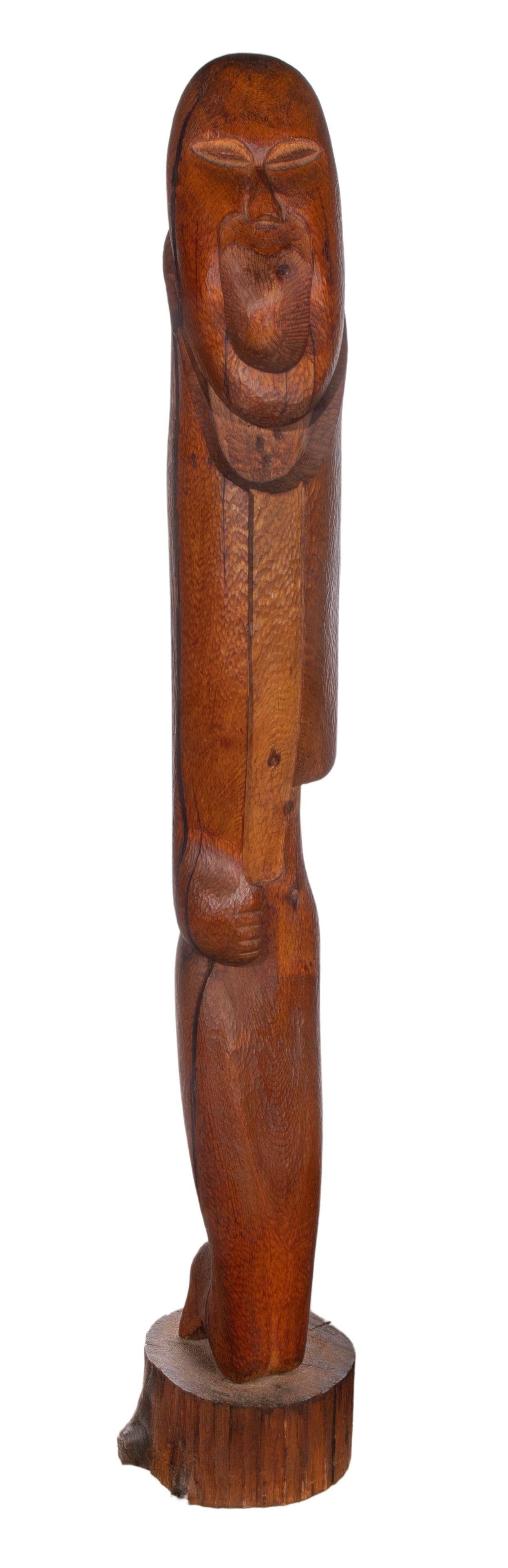 Bunni Sovetski (American, 1910-1986) Carved Wood Sculpture (1 of 3)