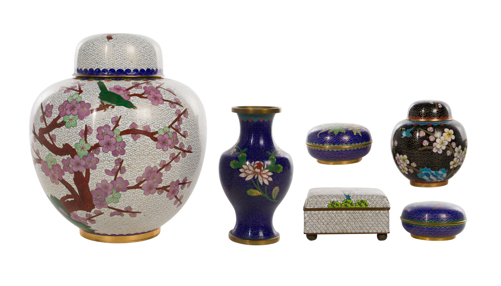 Chinese Cloisonne Assortment (1 of 1)