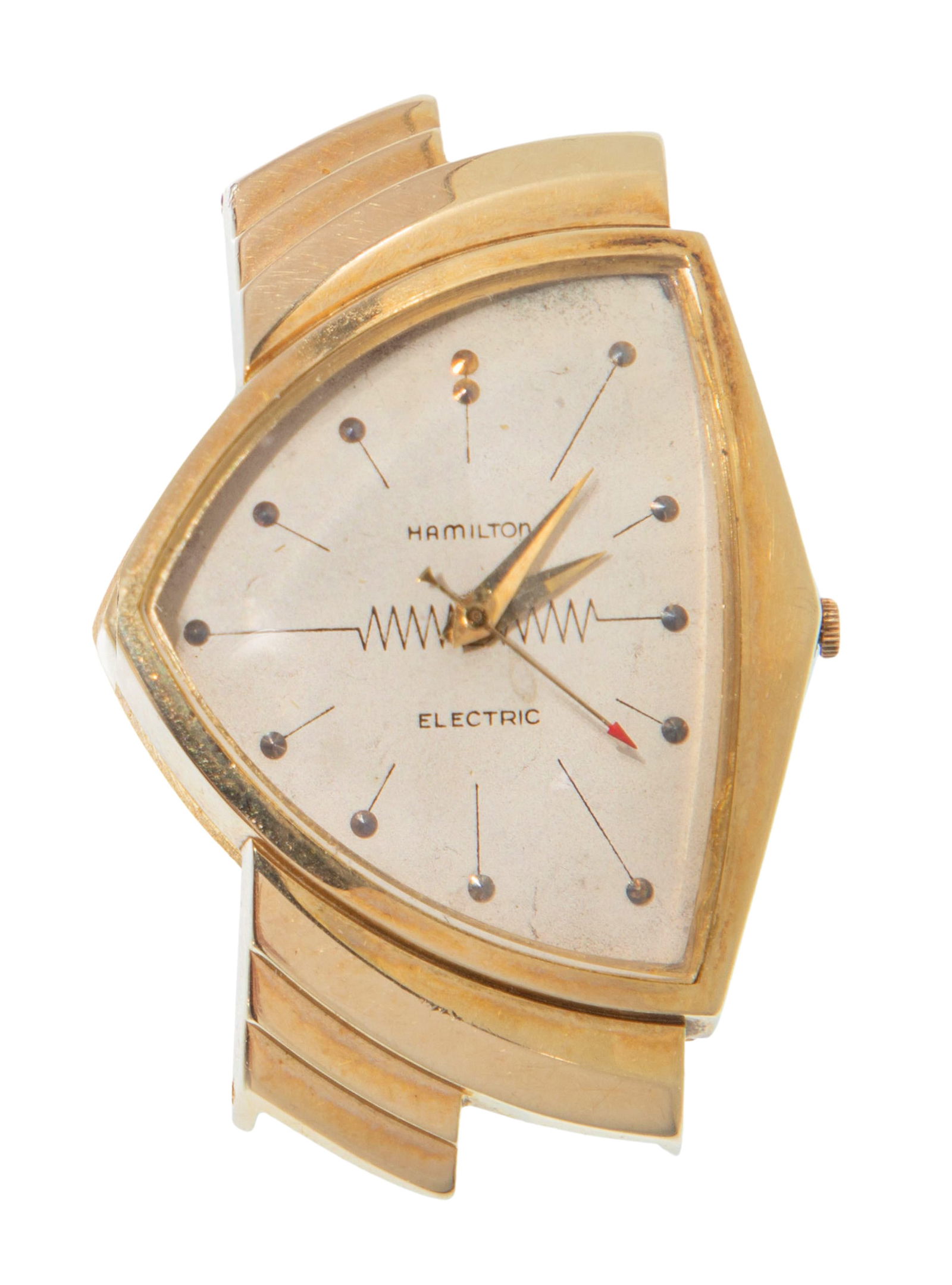 Hamilton Ventura Electric 14k Yellow Gold Case Wristwatch (1 of 4)