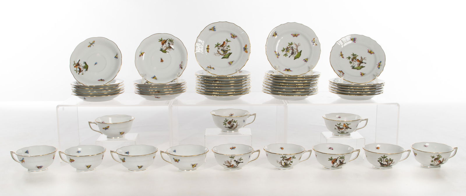 Herend Rothschild Bird China Assortment (1 of 2)