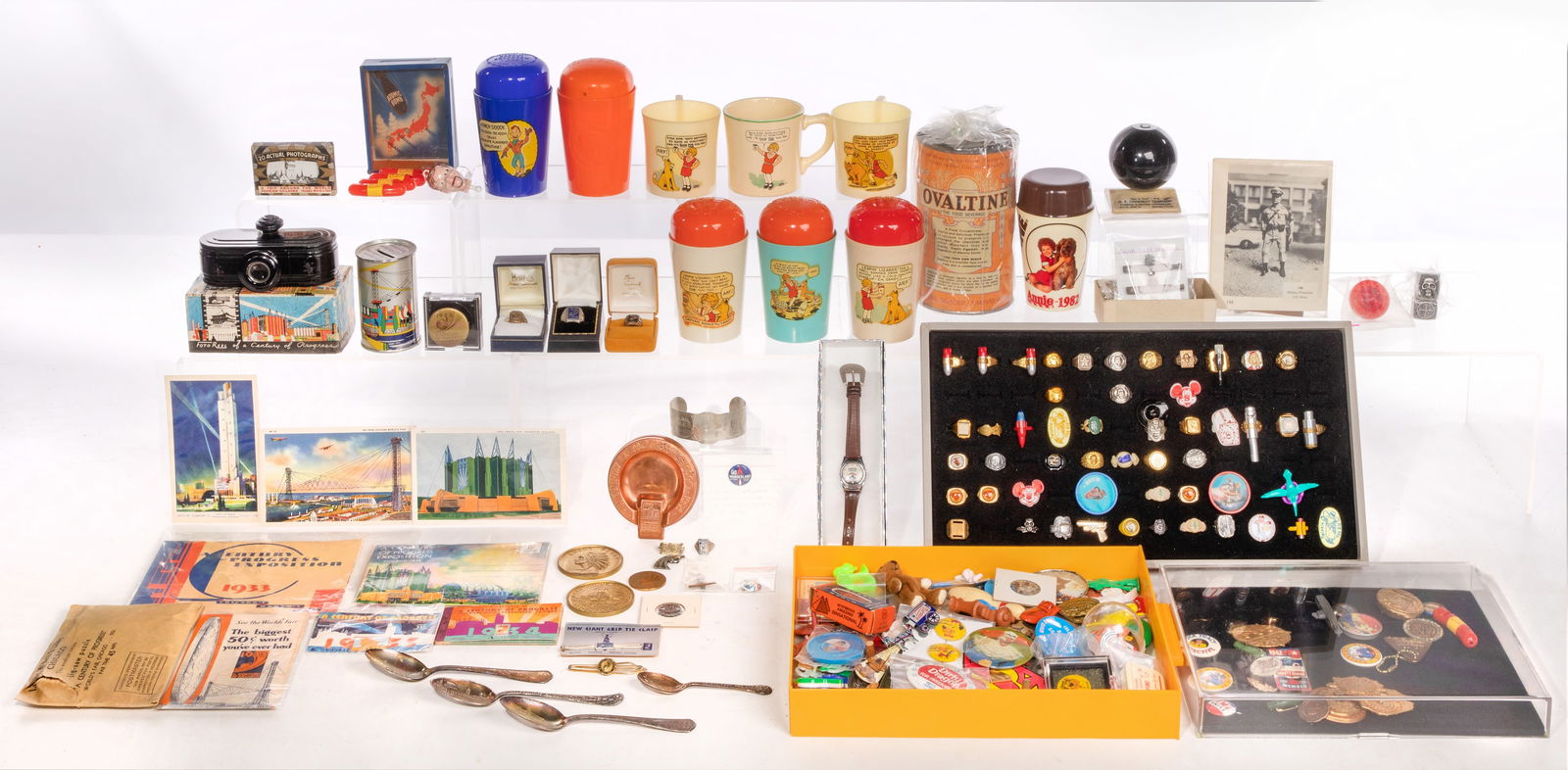 Radio and TV Promotional and Chicago World Fair Collectables (1 of 2)