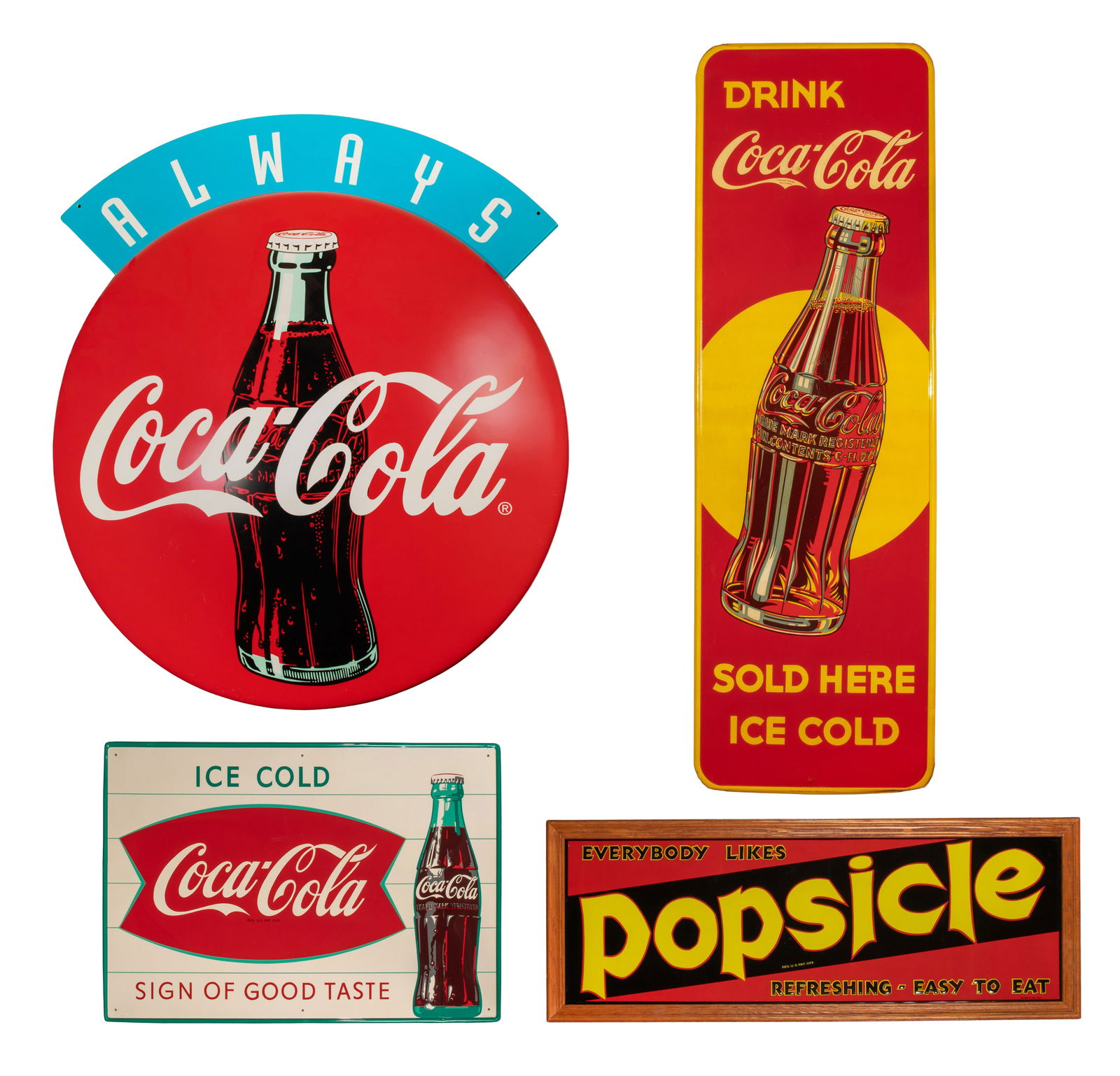 Coca Cola Advertising Sign Assortment (1 of 5)