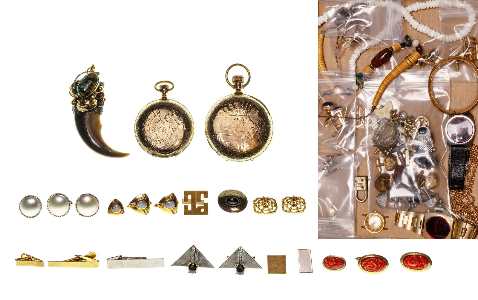 Gold, Gold Filled and Costume Jewelry Assortment (1 of 1)
