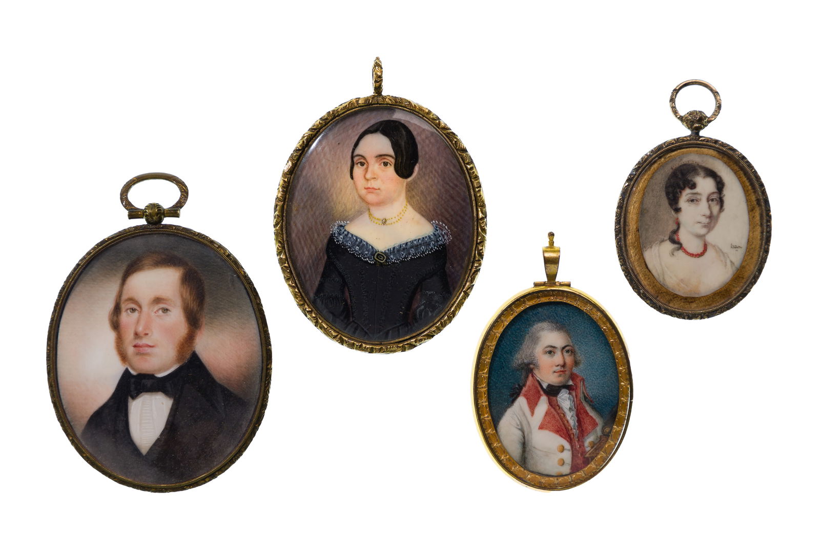 Portrait Miniature Mourning Jewelry Assortment (1 of 2)