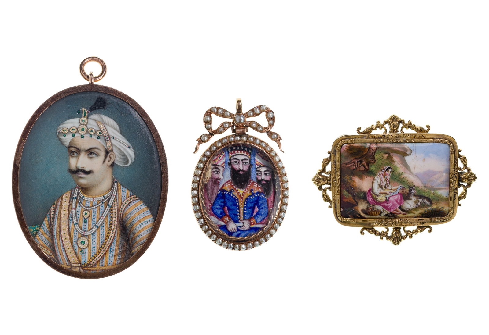 Persian Portrait Miniature Jewelry Assortment (1 of 4)