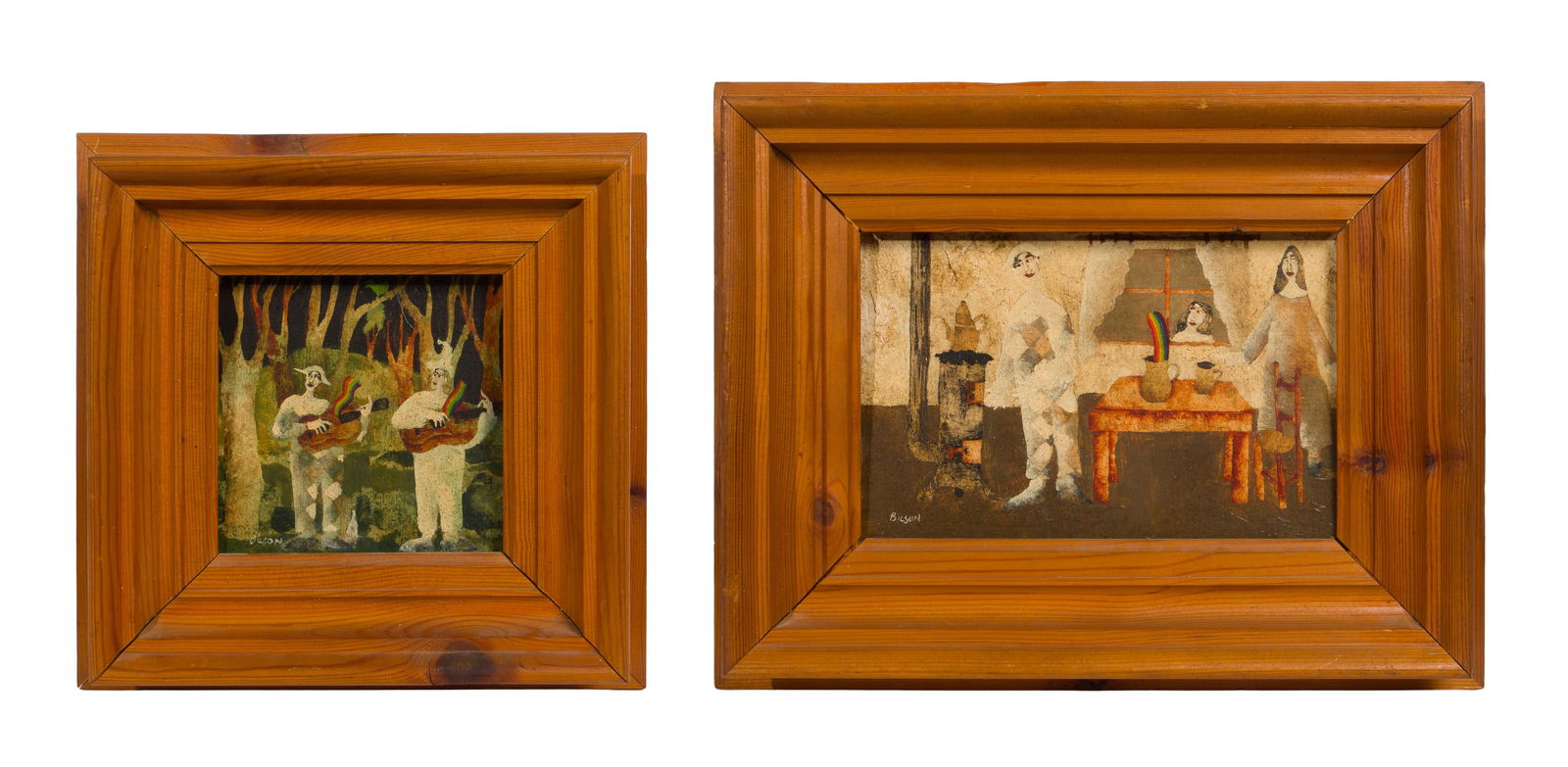 Harry Bilson (Icelander, b.1948) Oils on Board (1 of 2)