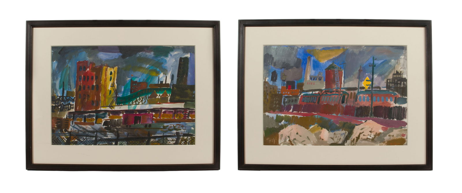 Eleanor Coen (American, 1916-2010) Gouaches on Paper (1 of 1)