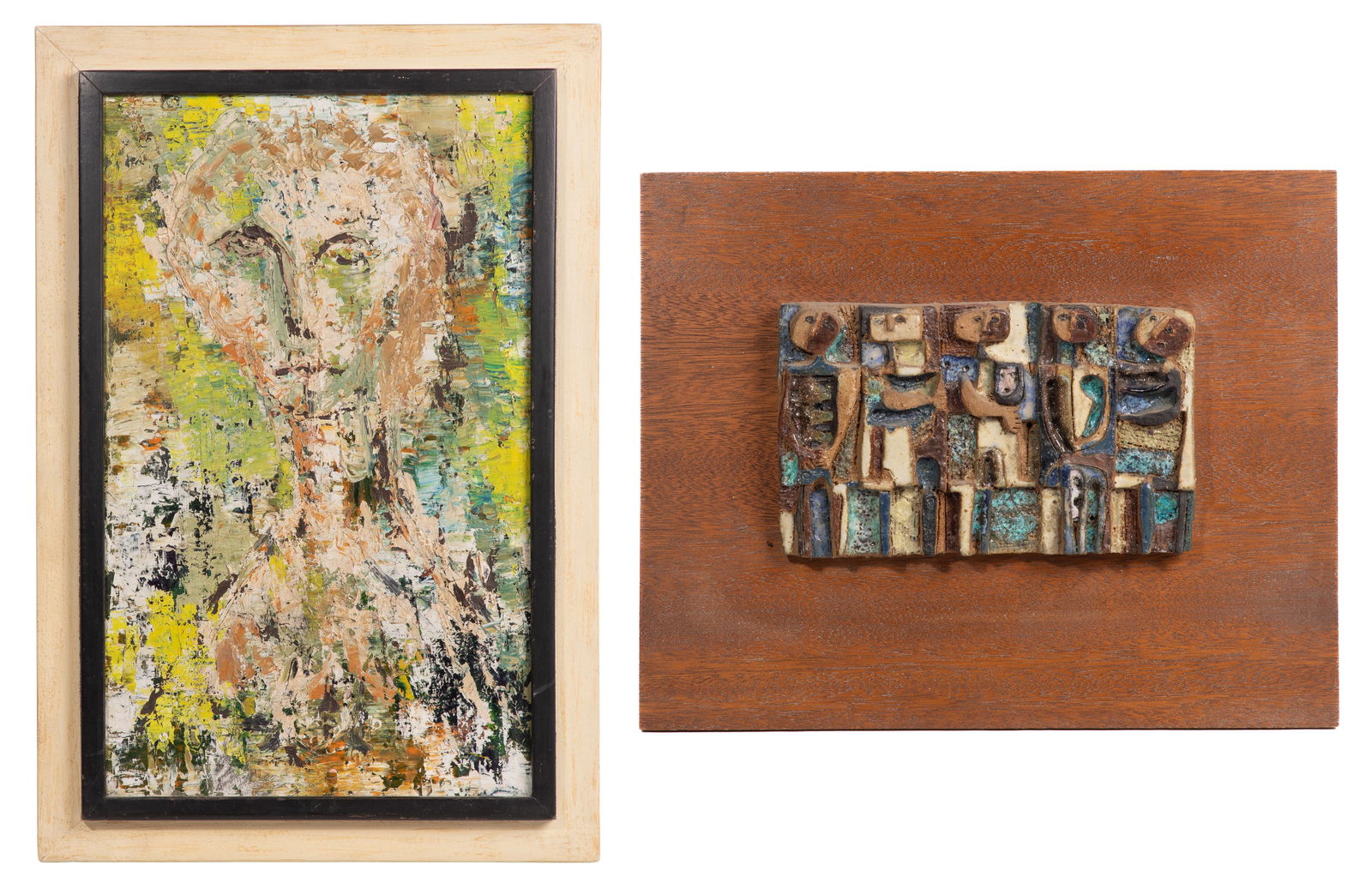 Rosemary Zwick (American, 1925-1995) Ceramic Plaque and Oil Painting (1 of 6)