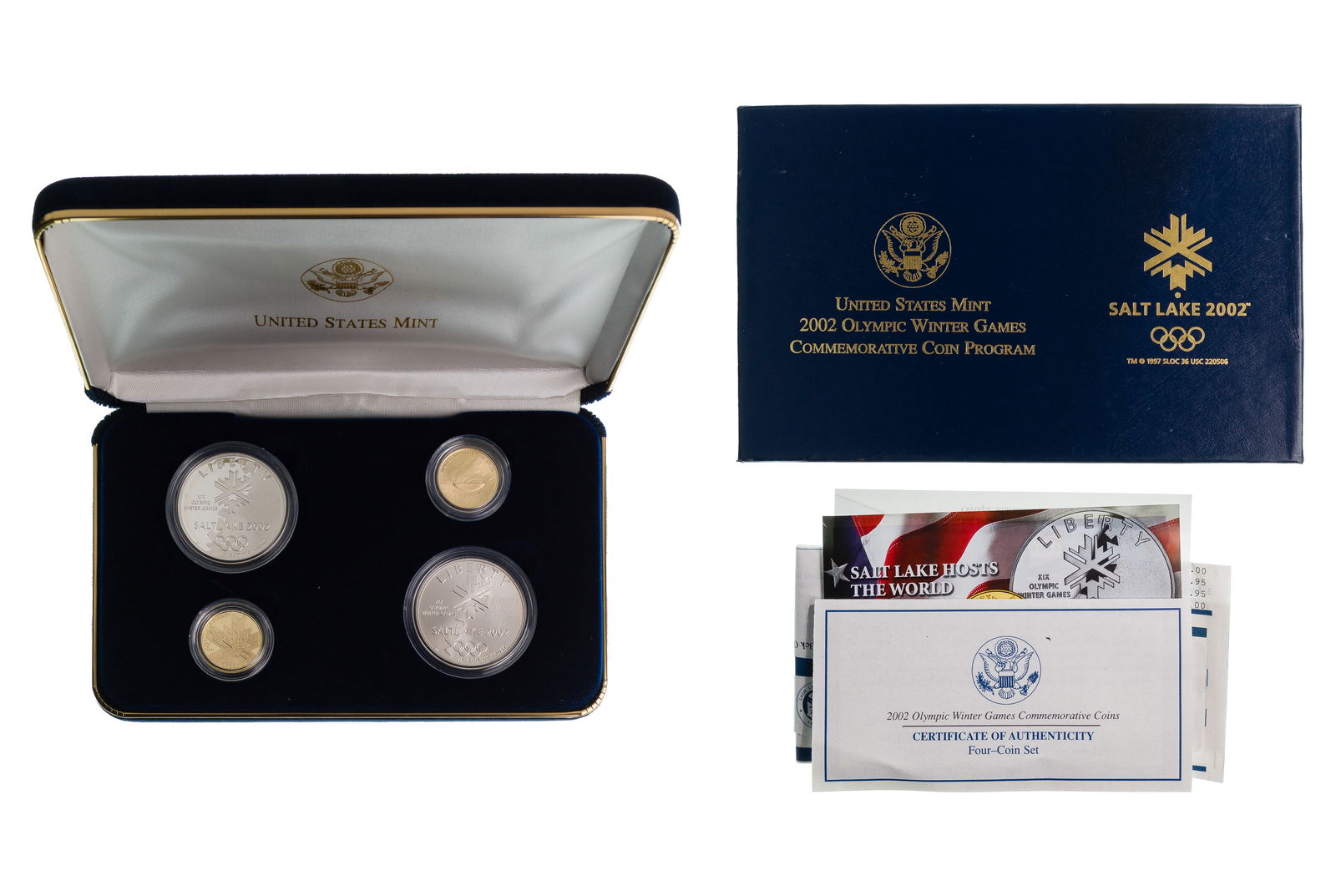 US Mint 2002 Olympic Winter Games Commemorative Proof Set (1 of 3)