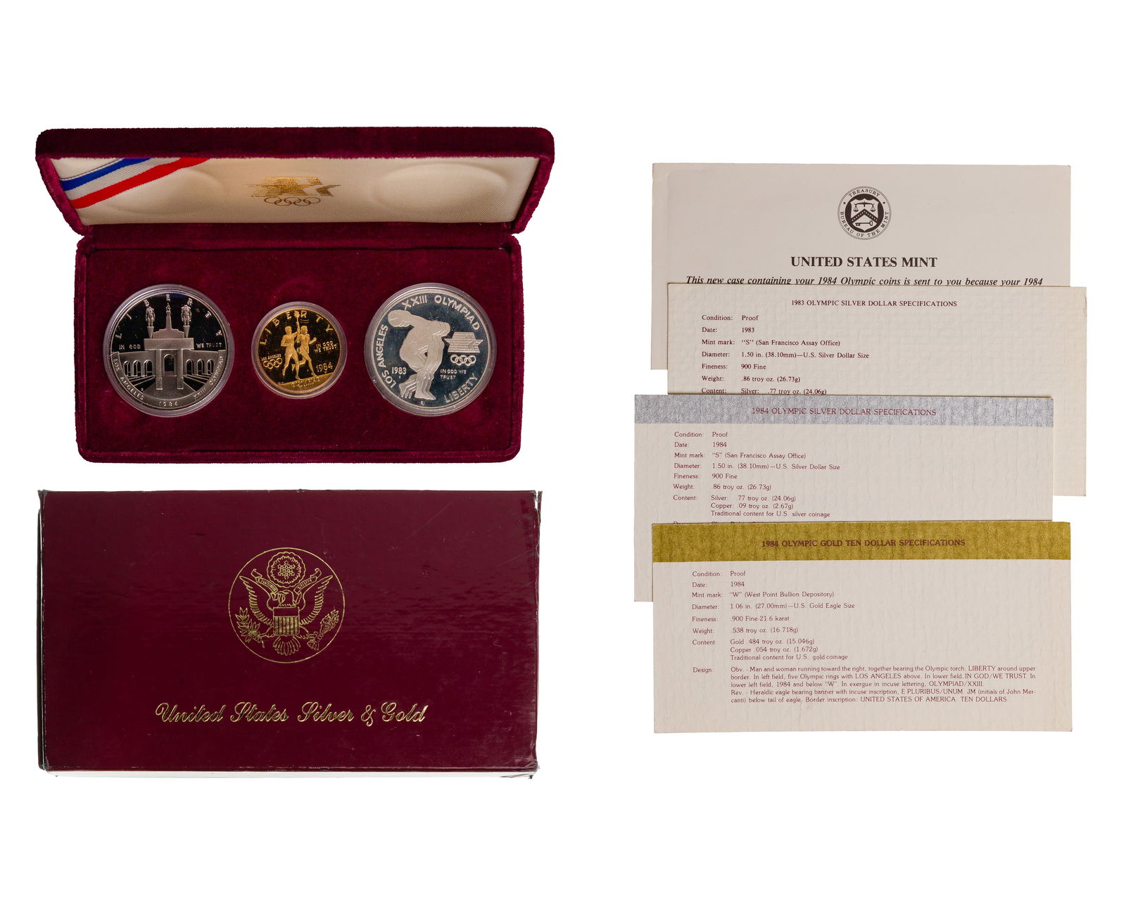 US Gold and Silver Olympic Set (1 of 3)