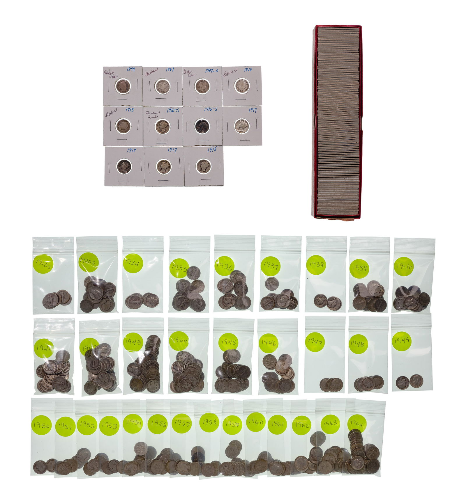 Mercury and Roosevelt 10c Assortment (1 of 1)