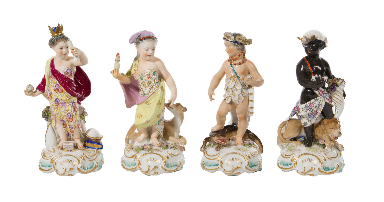 Royal Crown Derby Porcelain Allegorical Figurine Assortment (1 of 5)
