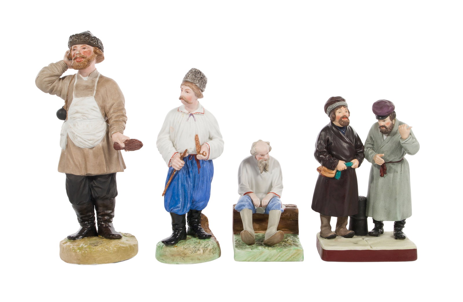 Russian Gardner Porcelain Figurine Assortment (1 of 4)