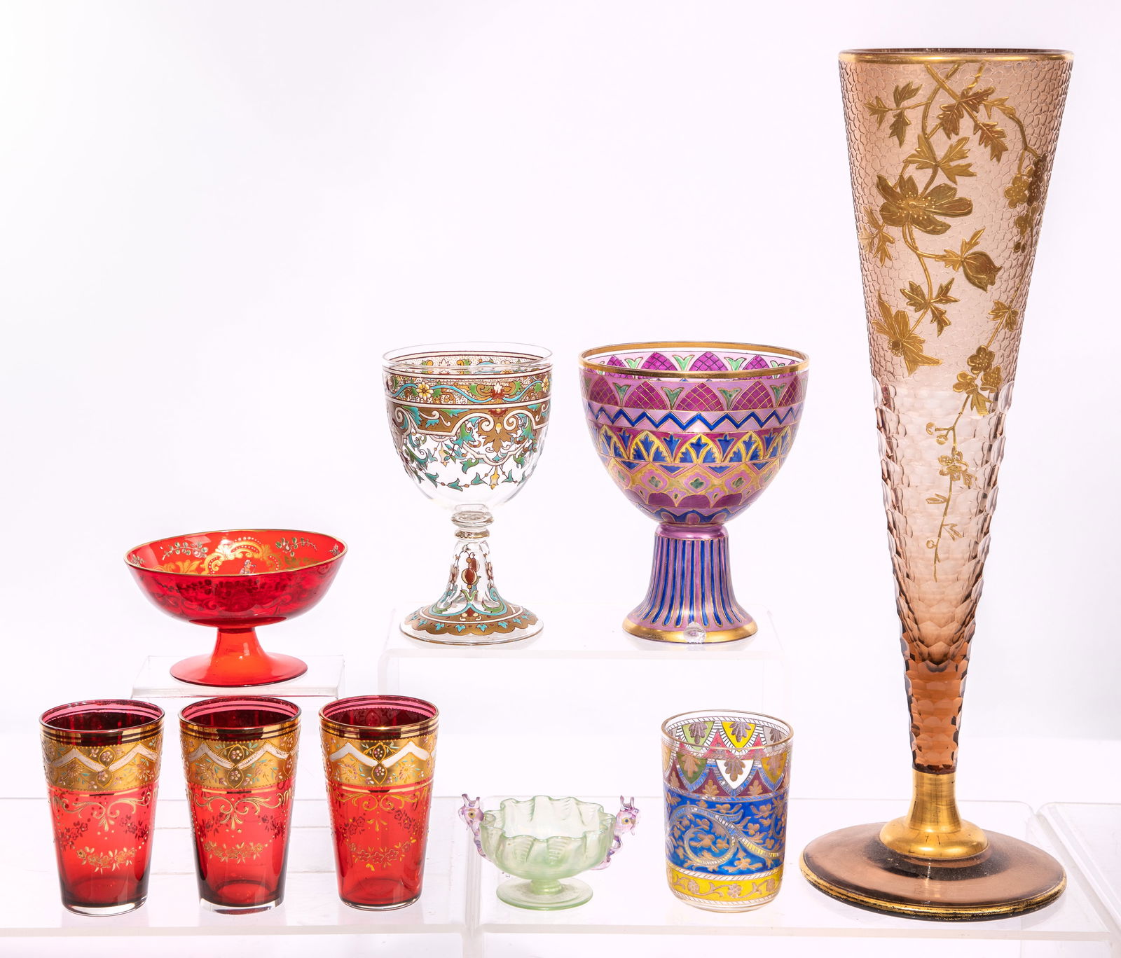 Enameled Glass Assortment (1 of 2)