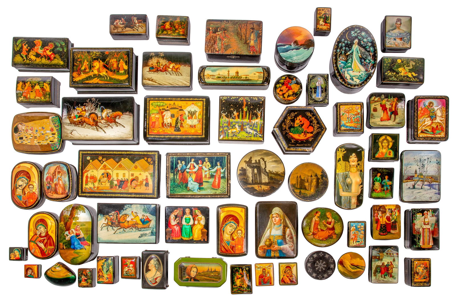Russian Lacquer Box Assortment (1 of 1)