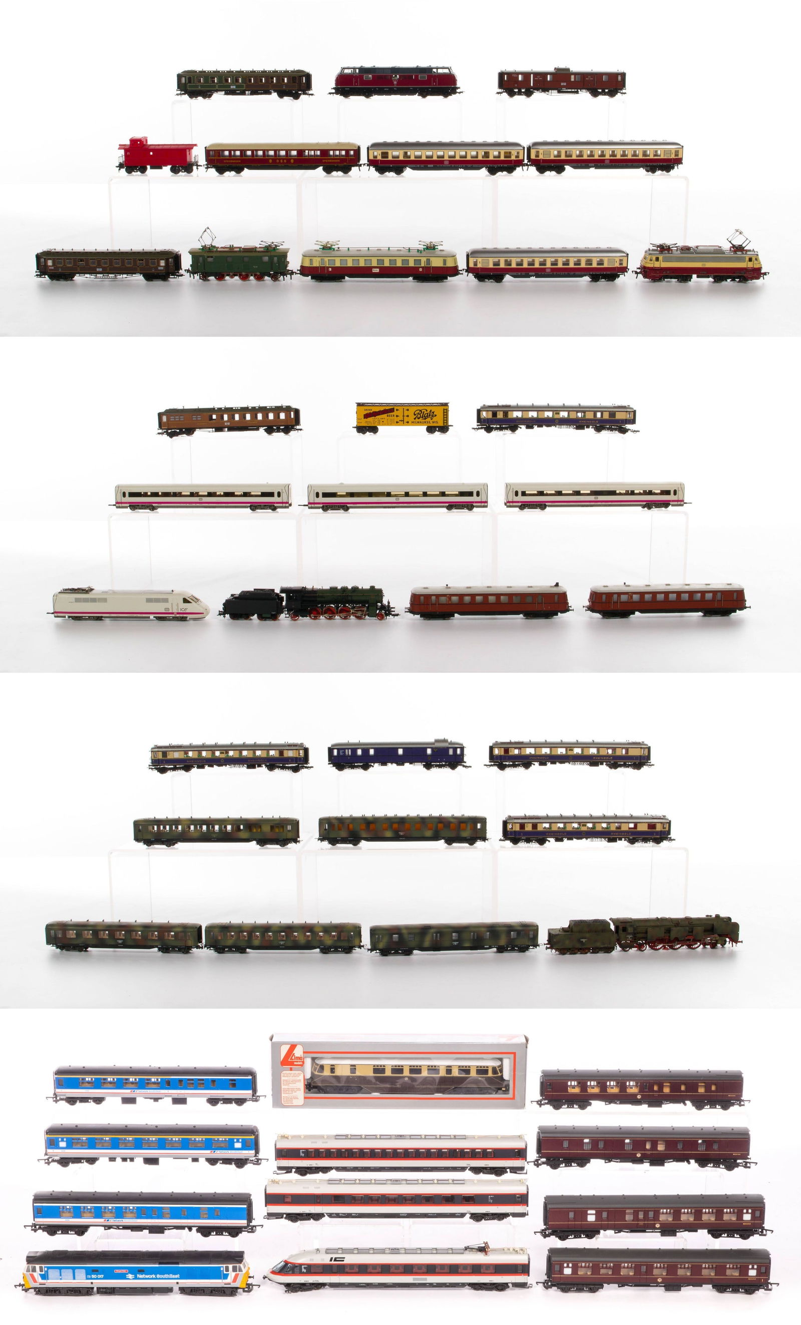 Fleischmann, Liliput and Lima Model Train HO Scale Assortment (1 of 5)