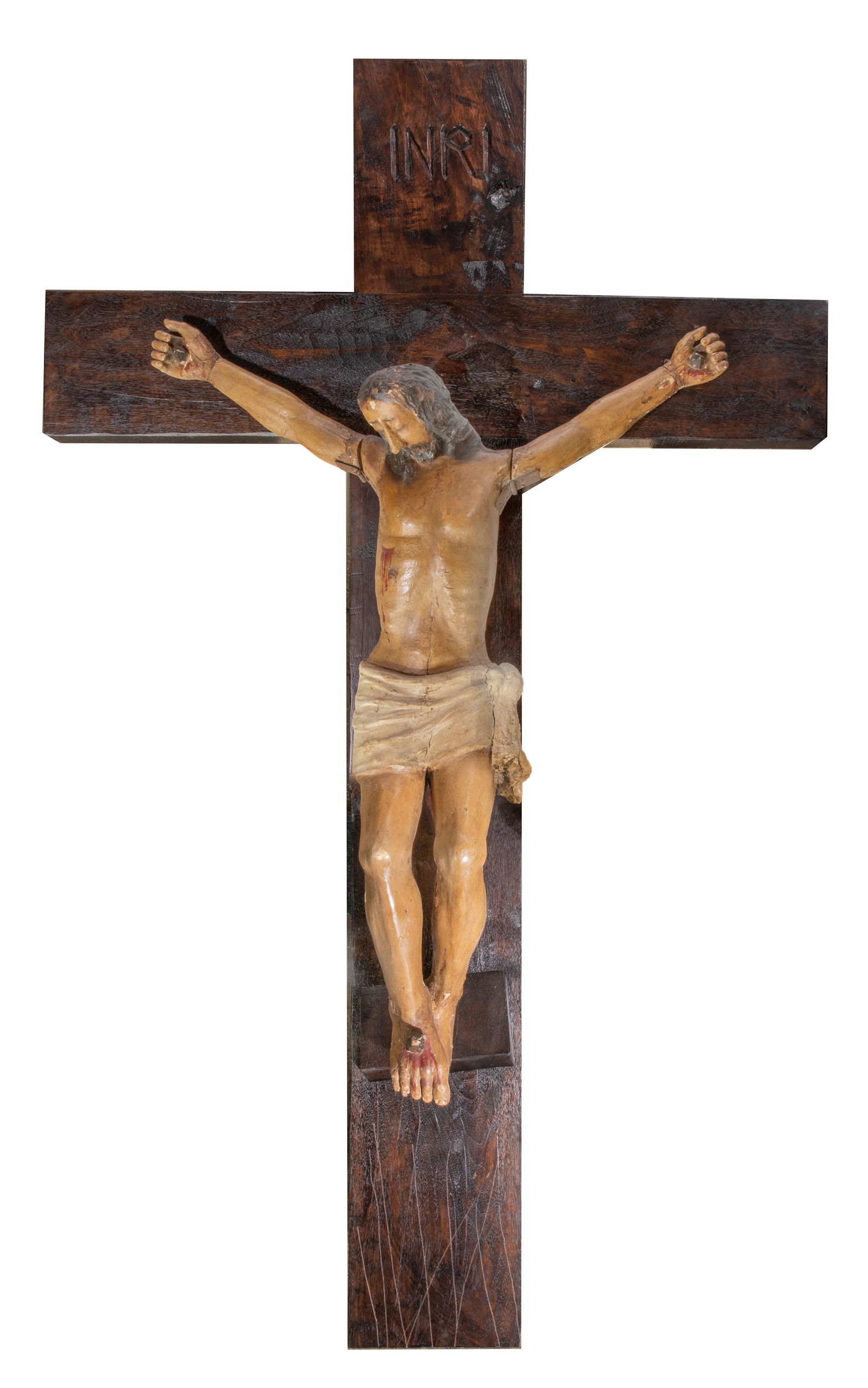 Carved Wood Rood Crucifix (1 of 7)
