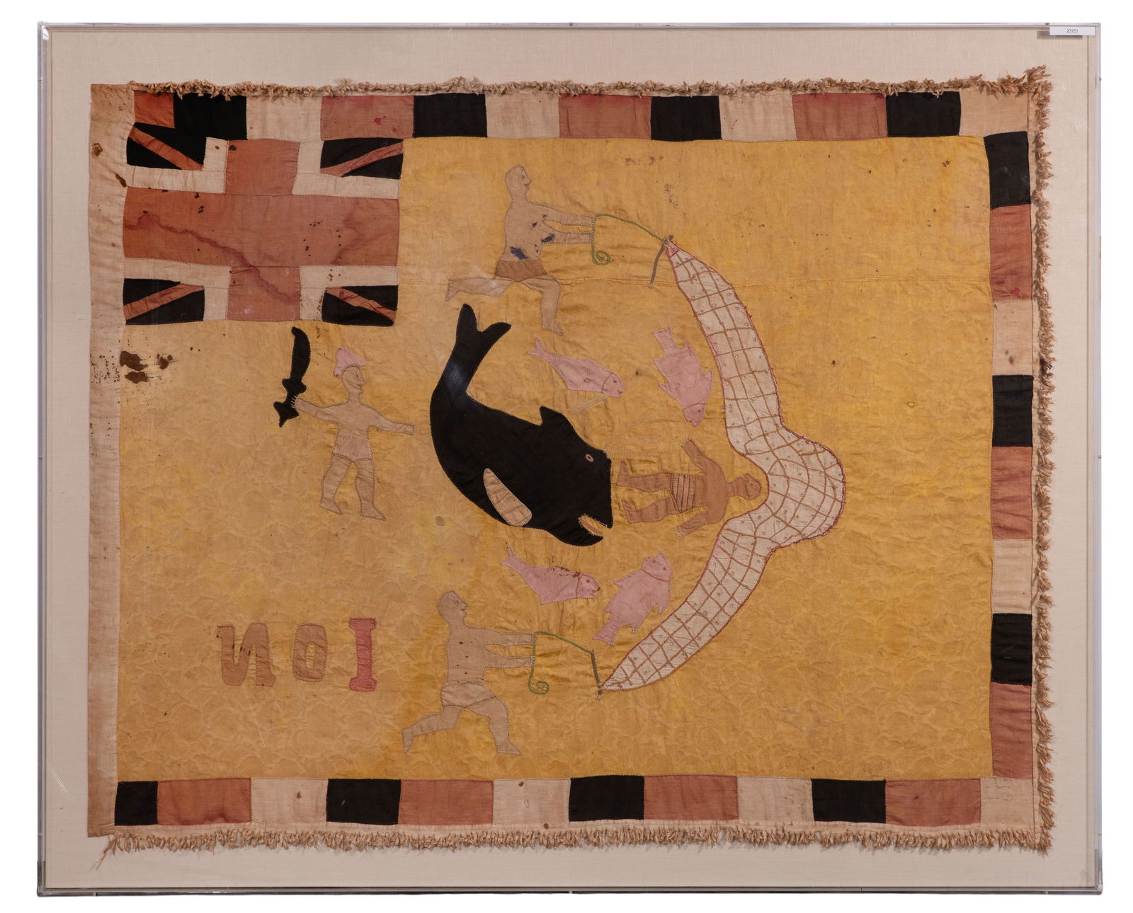 African Ghana Fante Asafo Flag Cloth (1 of 1)