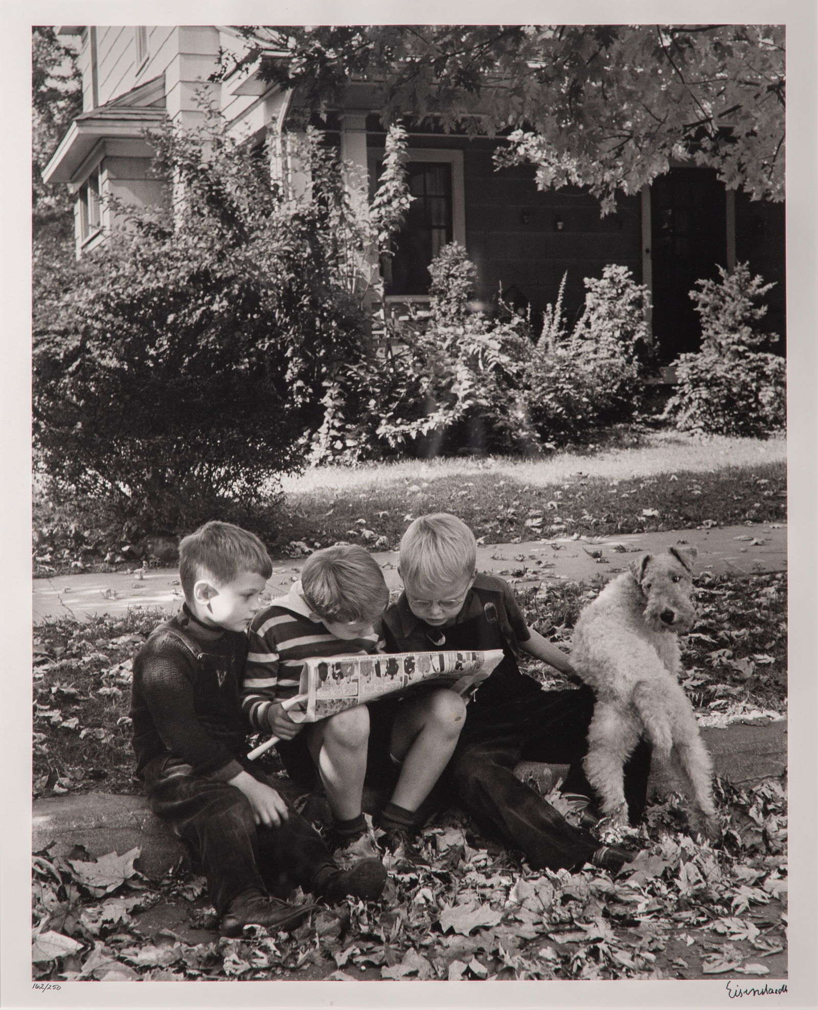 Alfred Eisenstaedt (German / American, 1898-1995) 'An American Block Hamilton Ohio' Silver Gelatin (1 of 10)