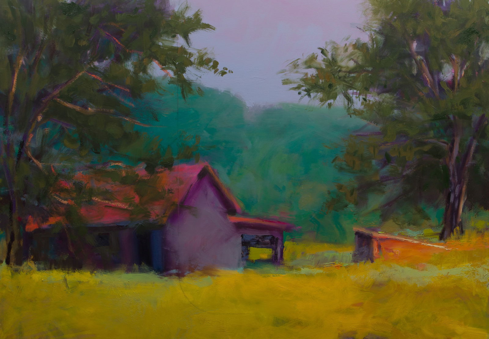 Greg Osterhaus (American, b.1963) 'Shelter: Horizontal Arrangement' Oil on Canvas (1 of 8)