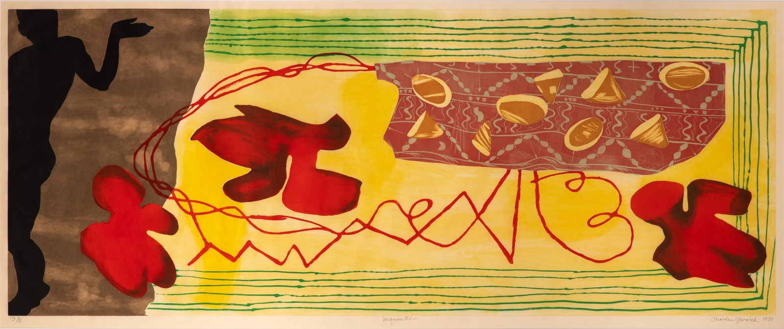 Charles Garabedian (American, 1923-2016) 'Inquisition' Aquatint Etching (1 of 3)